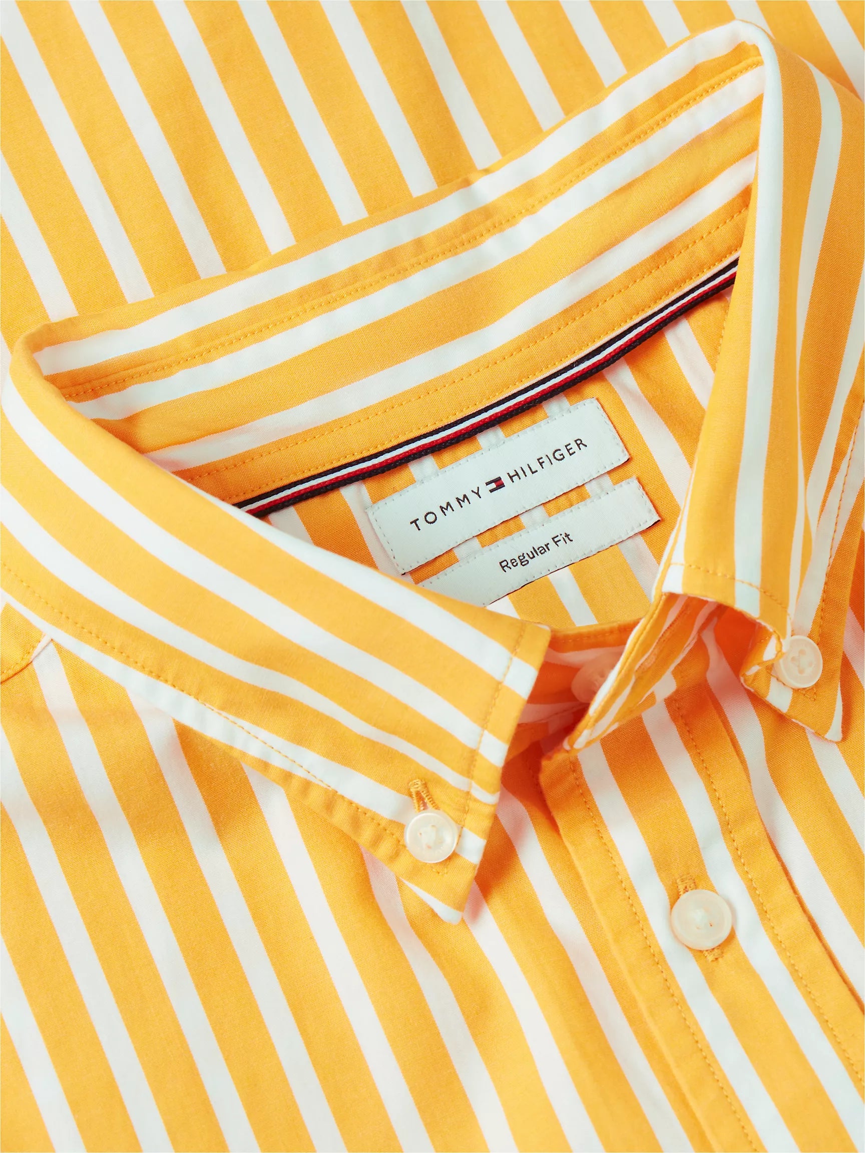 Orange Flash/White Stripe