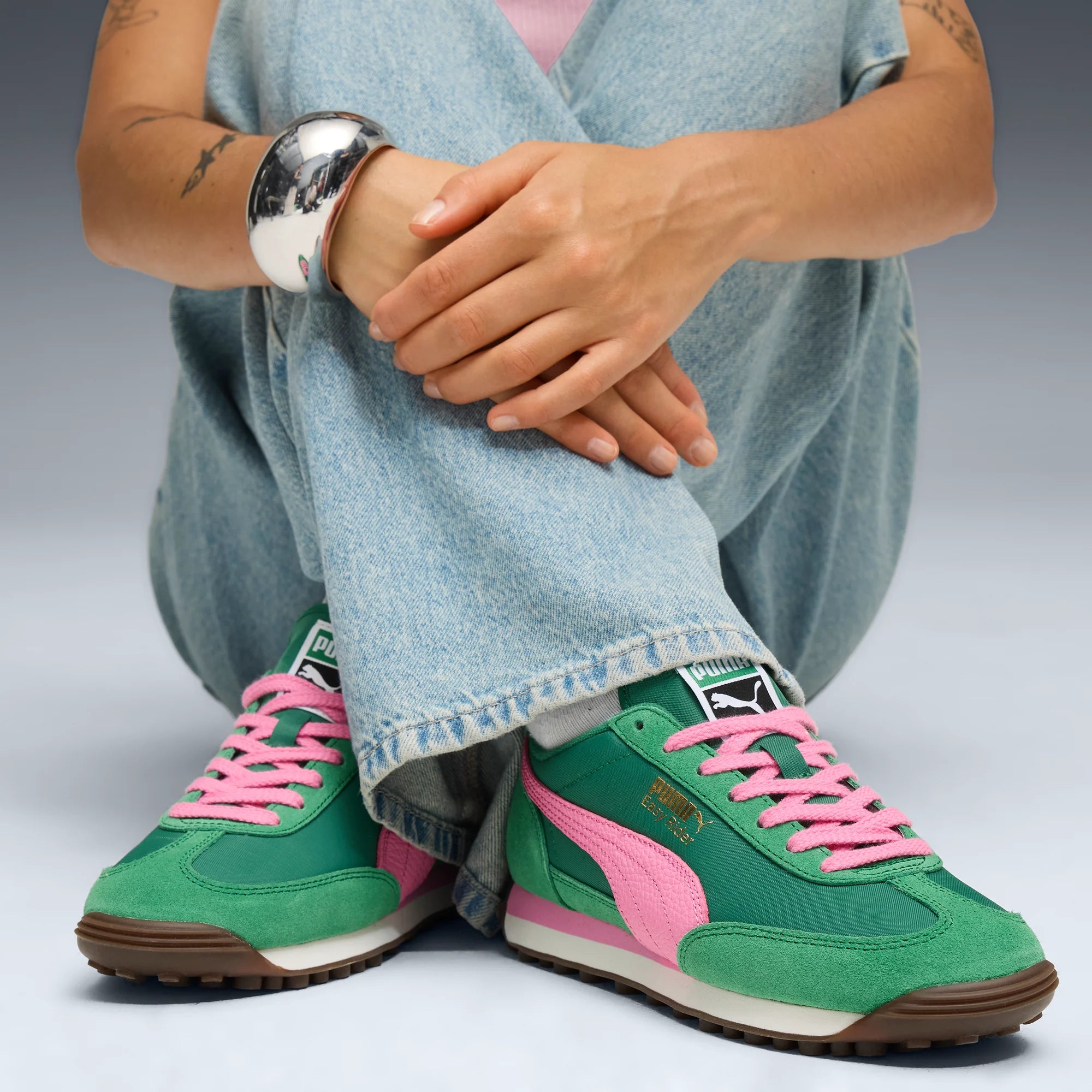 Archive Green-Poised Pink
