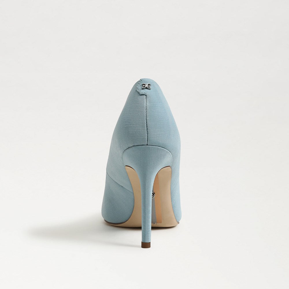 Cloud Blue Satin Fabric