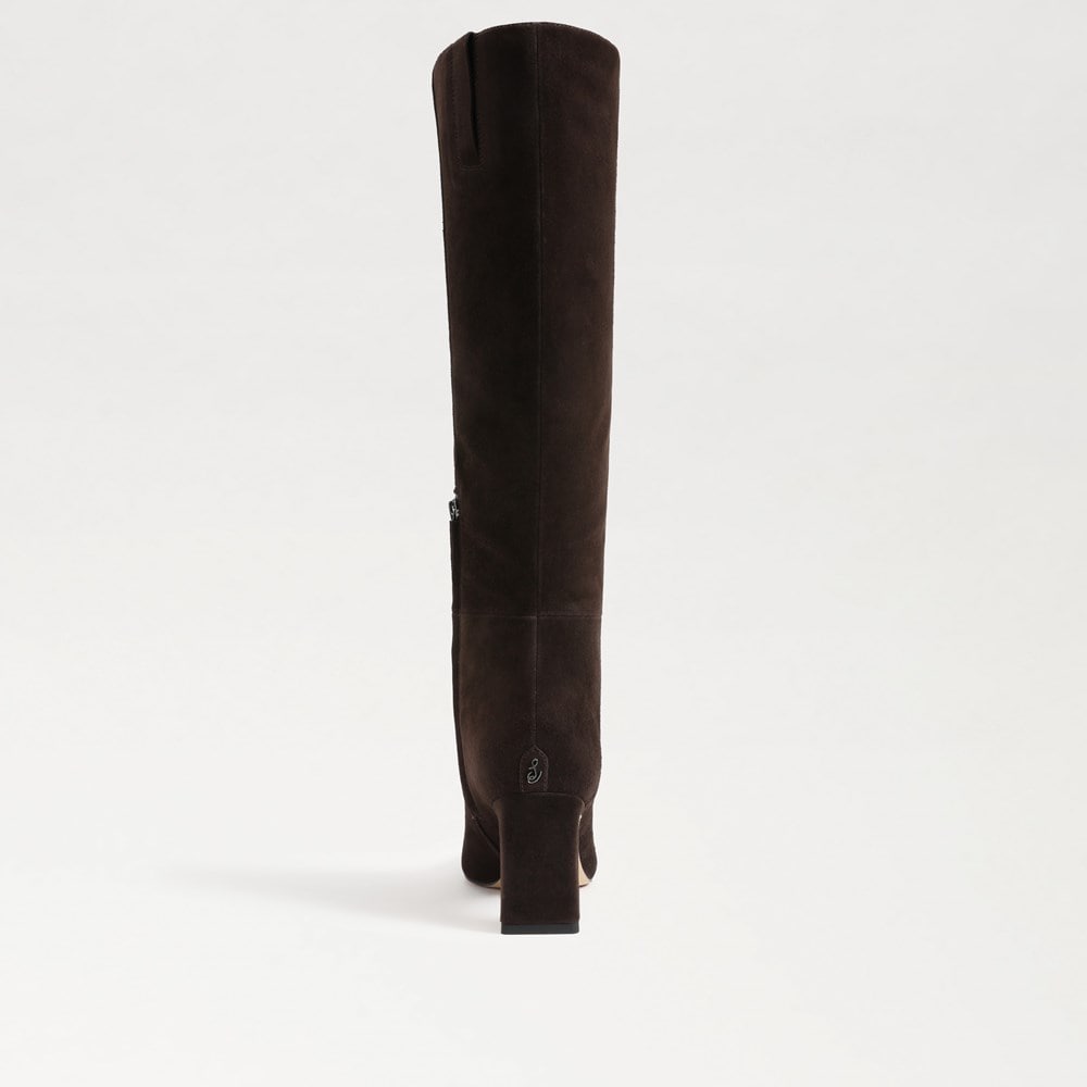 Chocolate Brown Suede