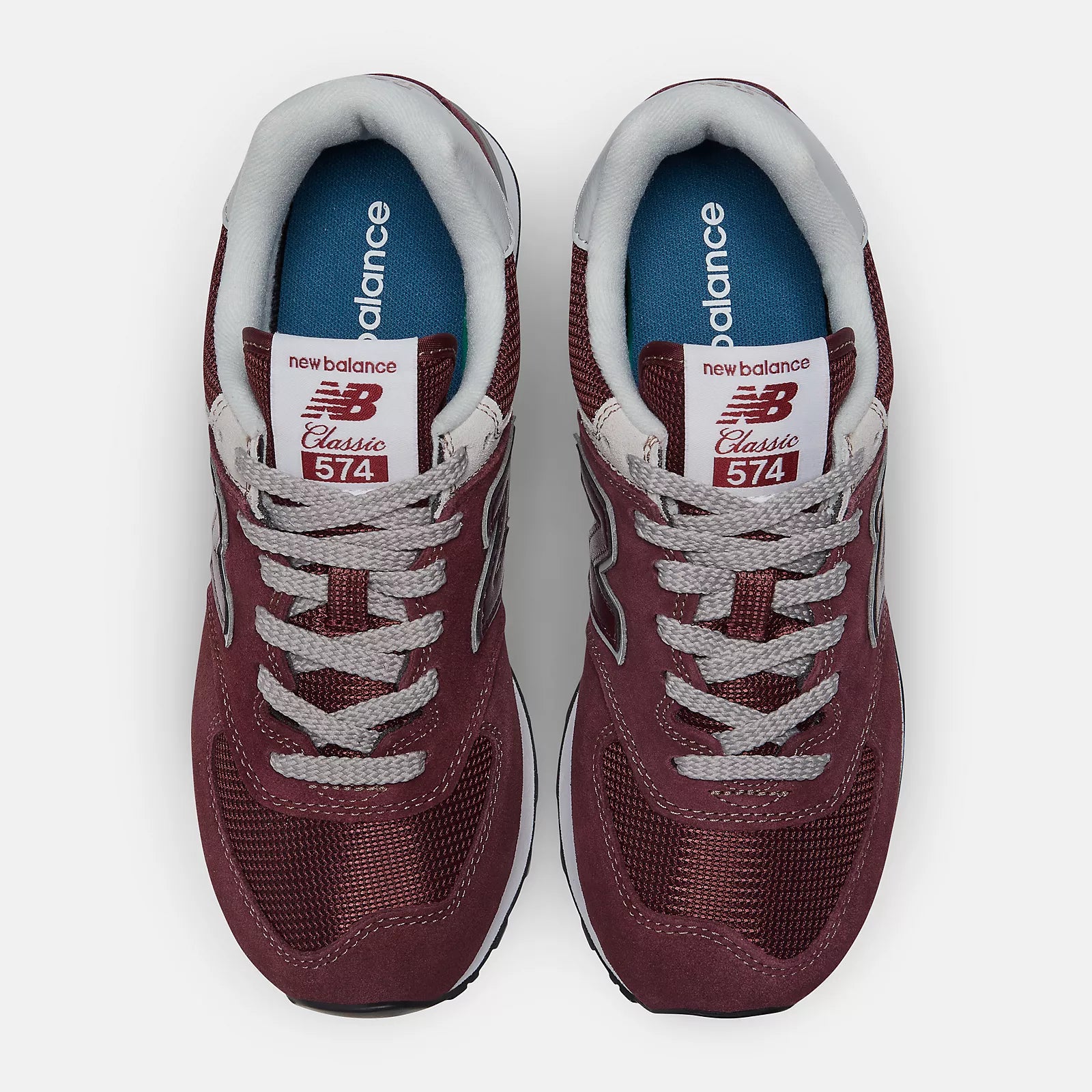 Burgundy With Nb White
