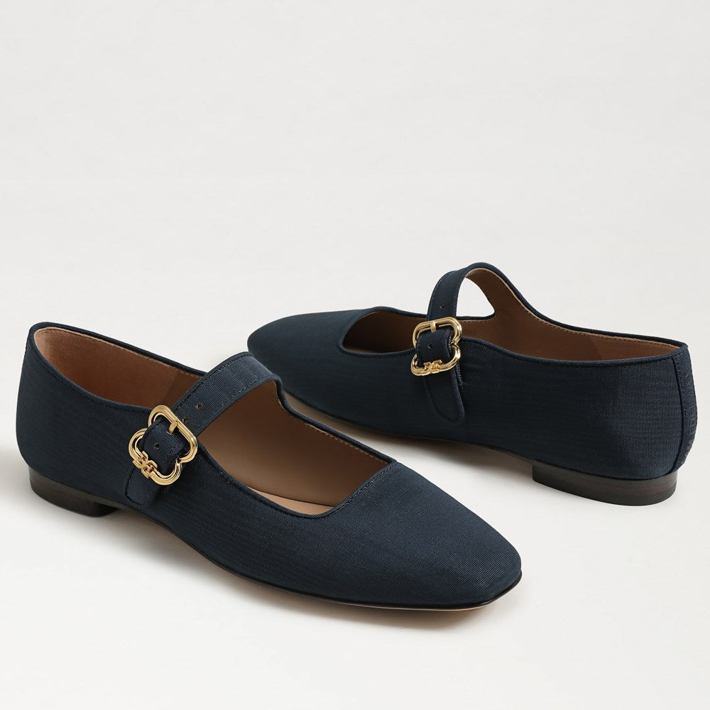 Soft Navy Satin Fabric