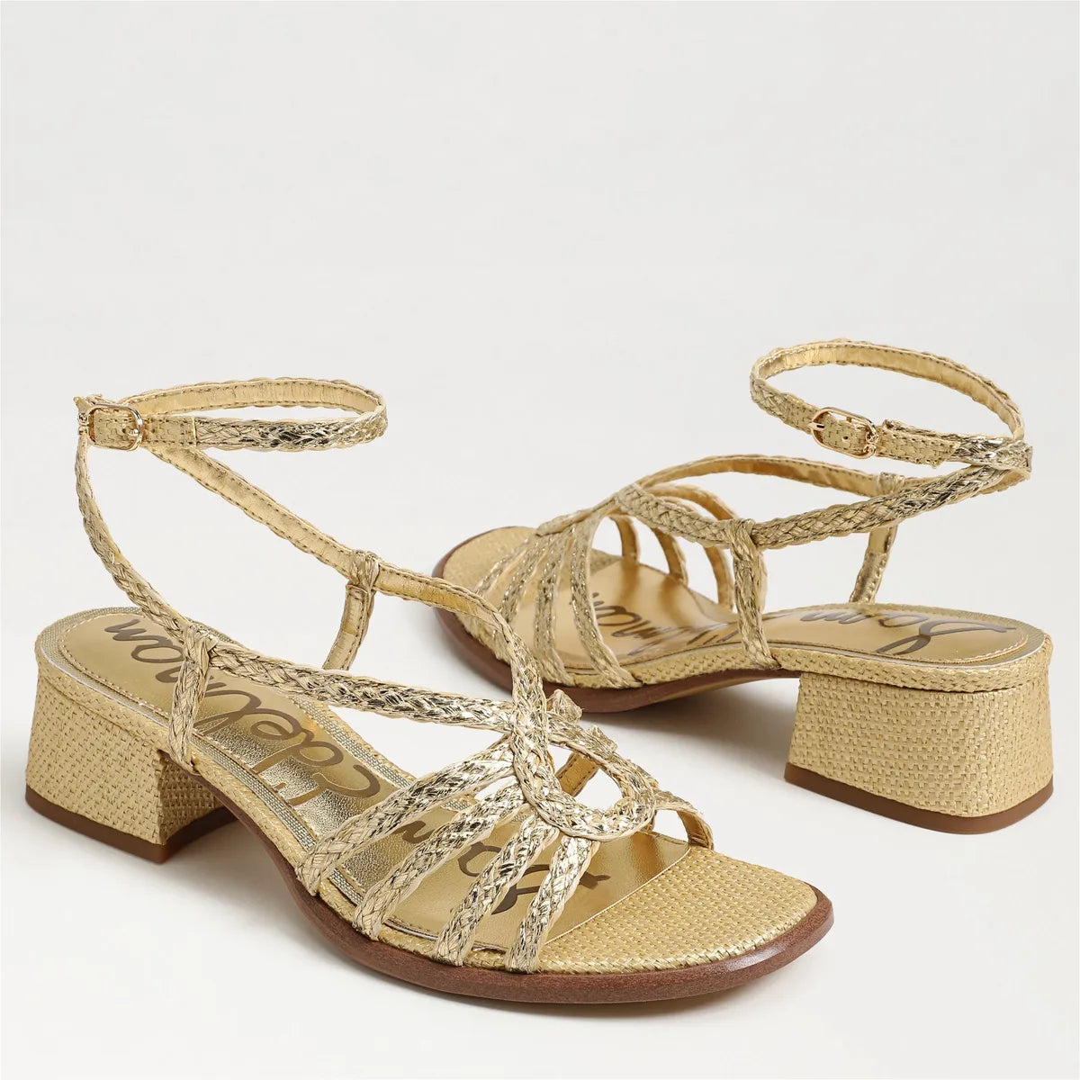Amber Gold Faux Raffia
