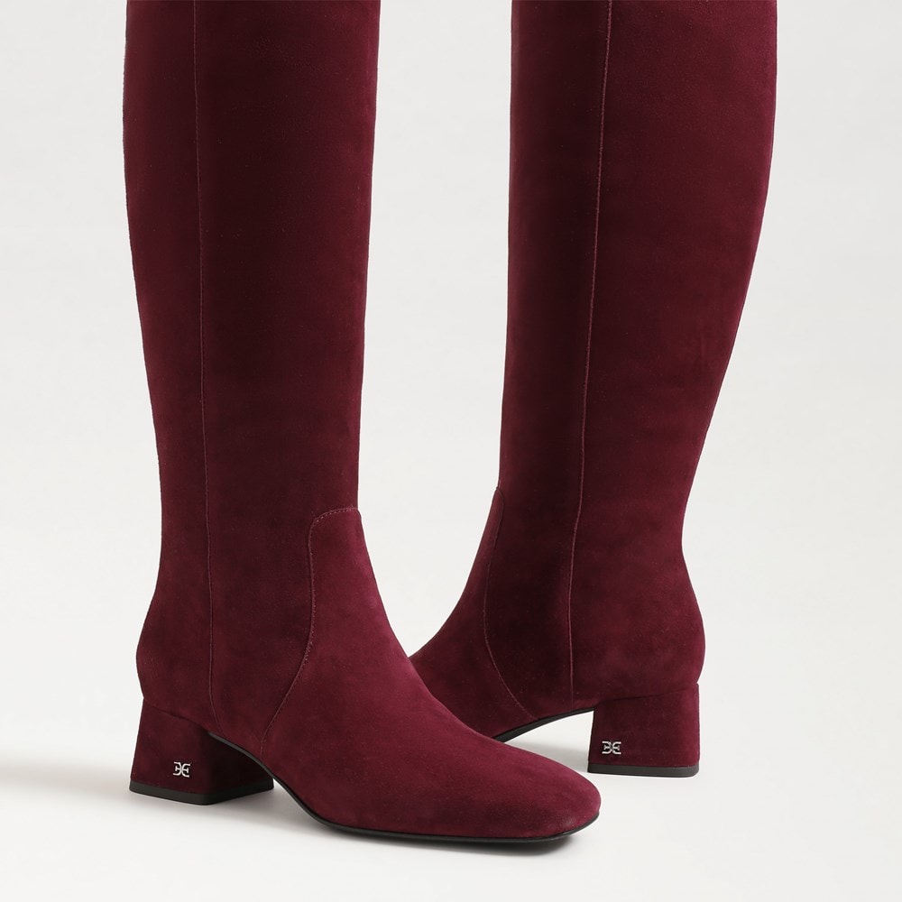 French Merlot Suede