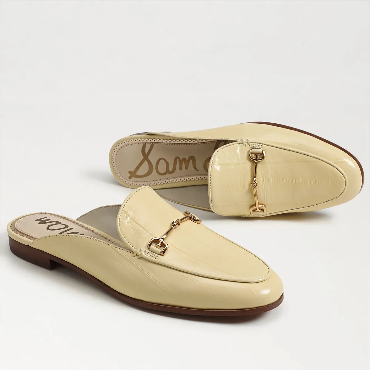 Light Dusty Yellow Leather
