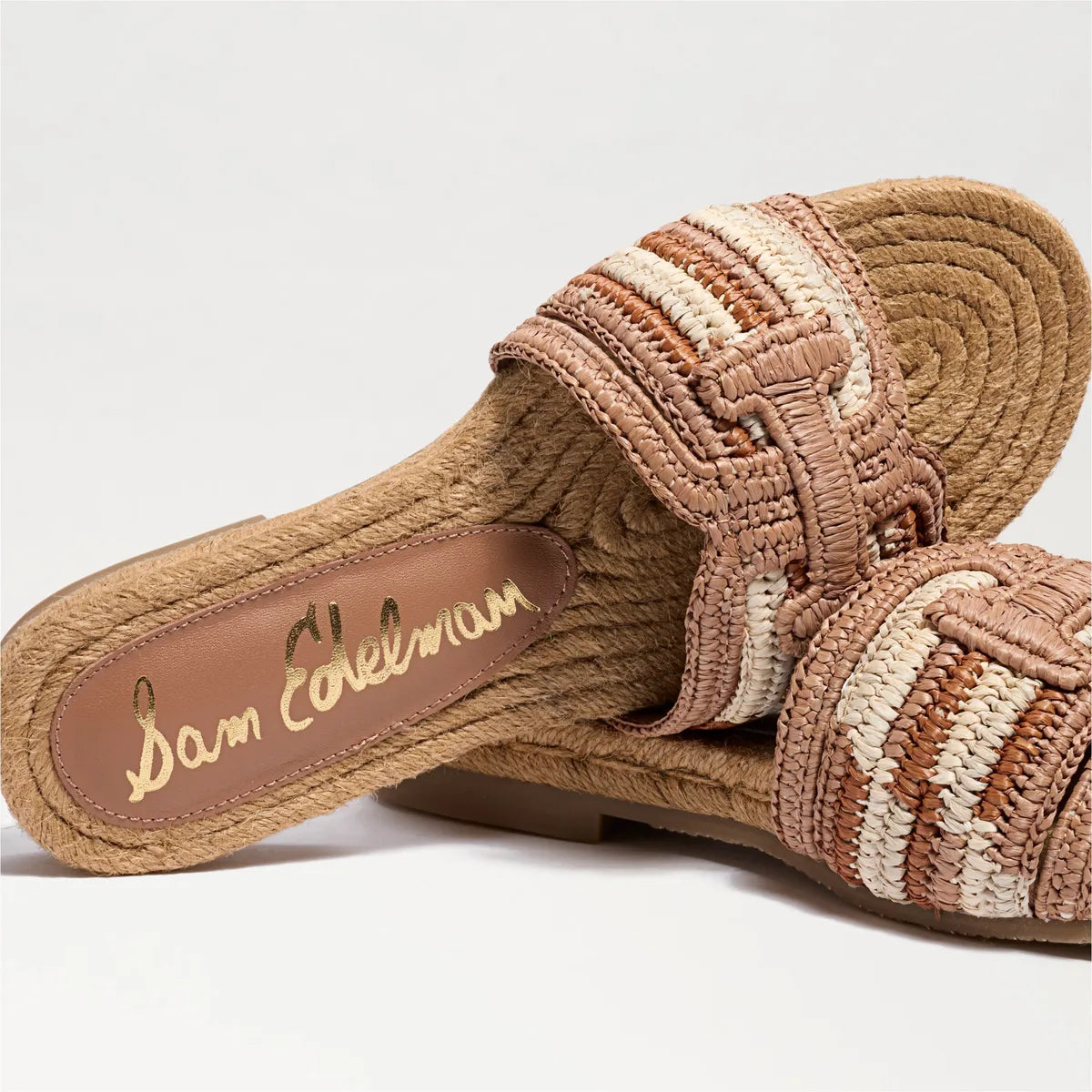 Brown Multi Faux Raffia