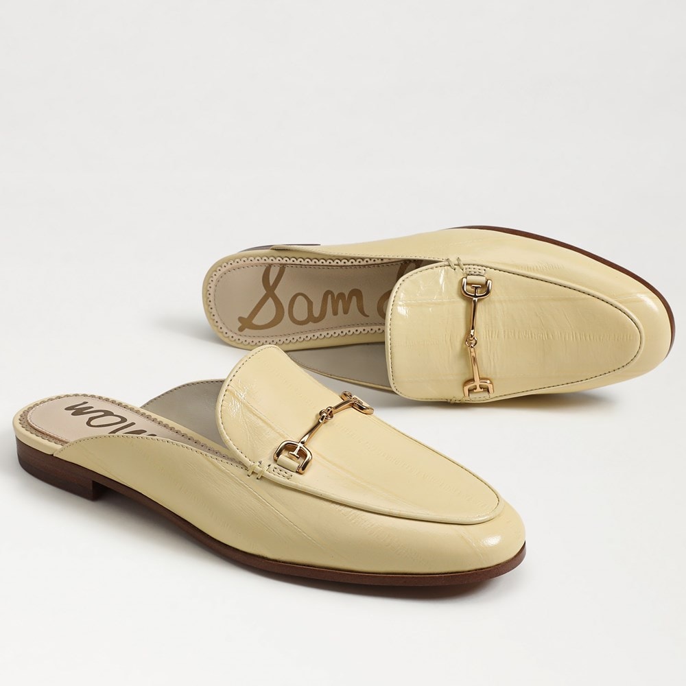 Light Dusty Yellow Leather