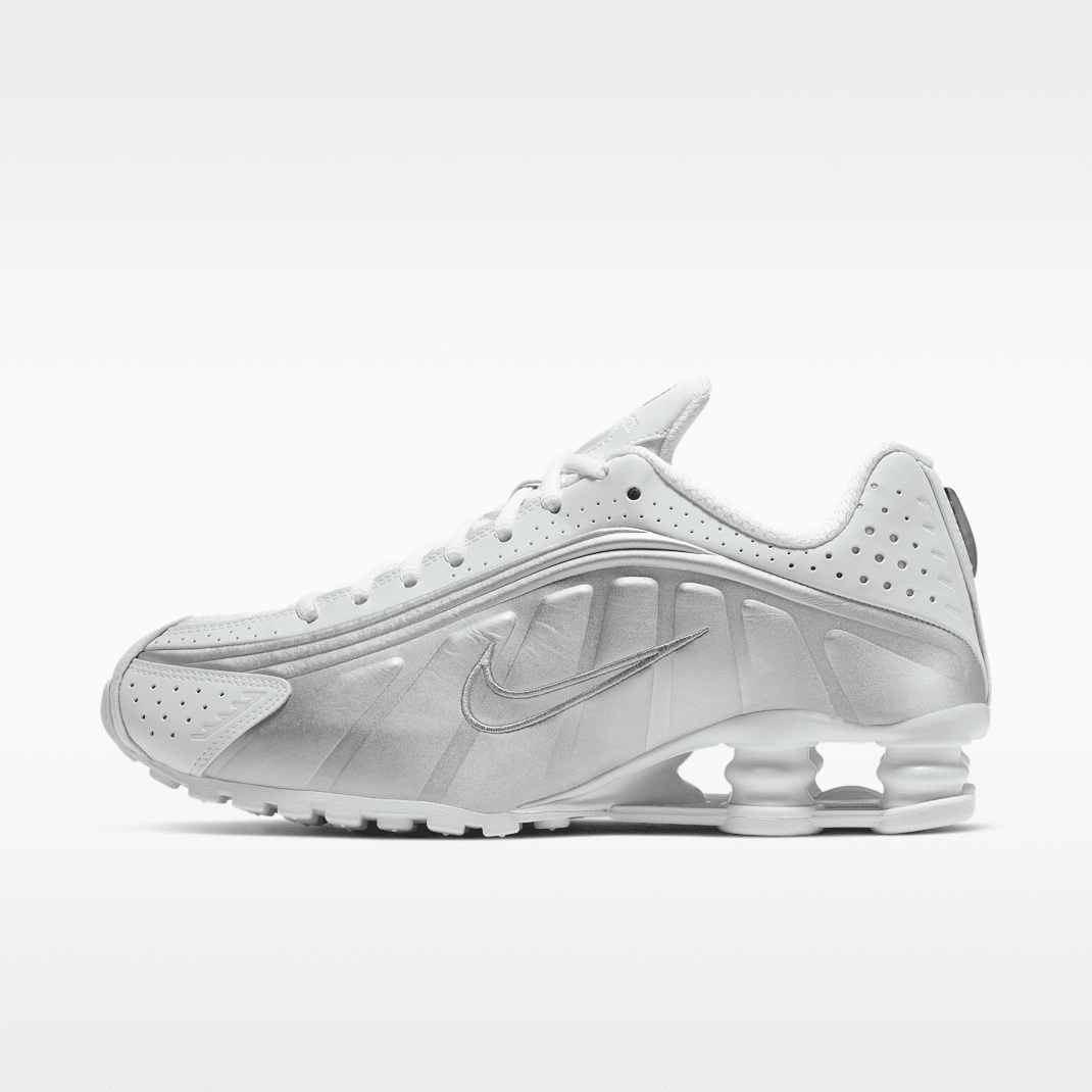 White/Metallic Silver/Max Orange/White
