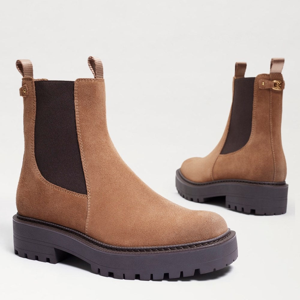 Almond Taupe Suede