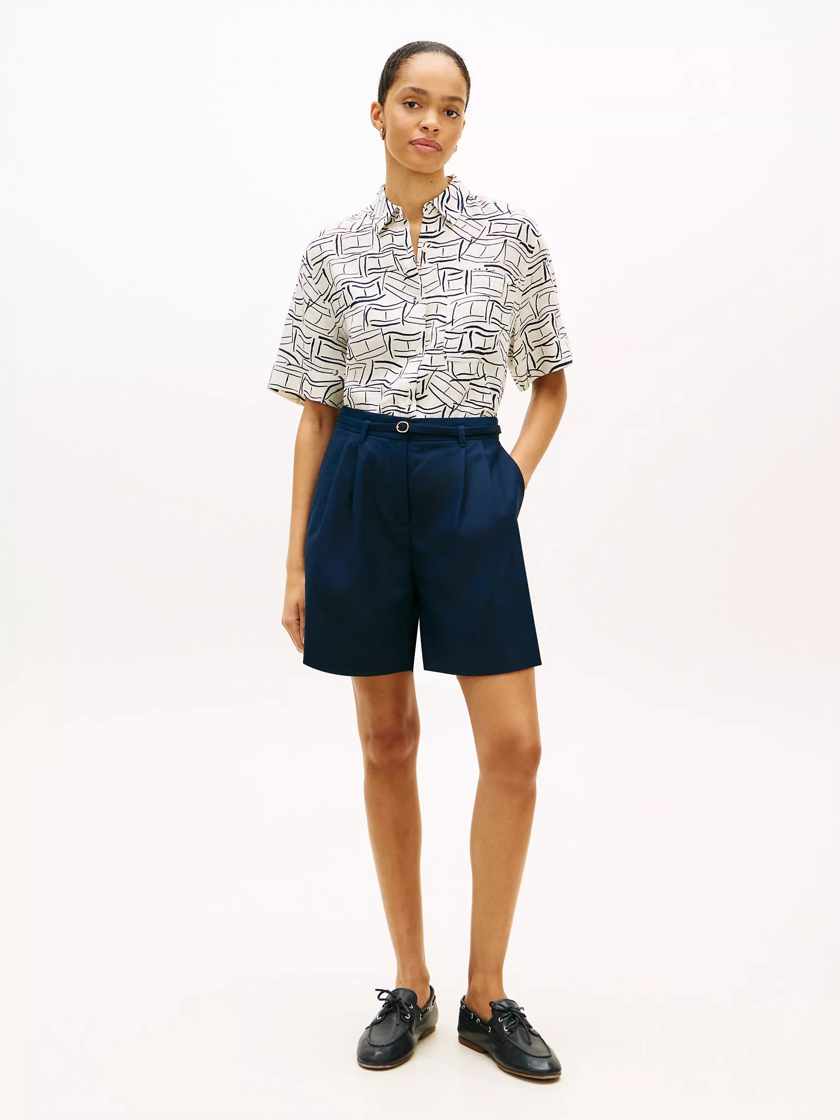 Calico / Navy