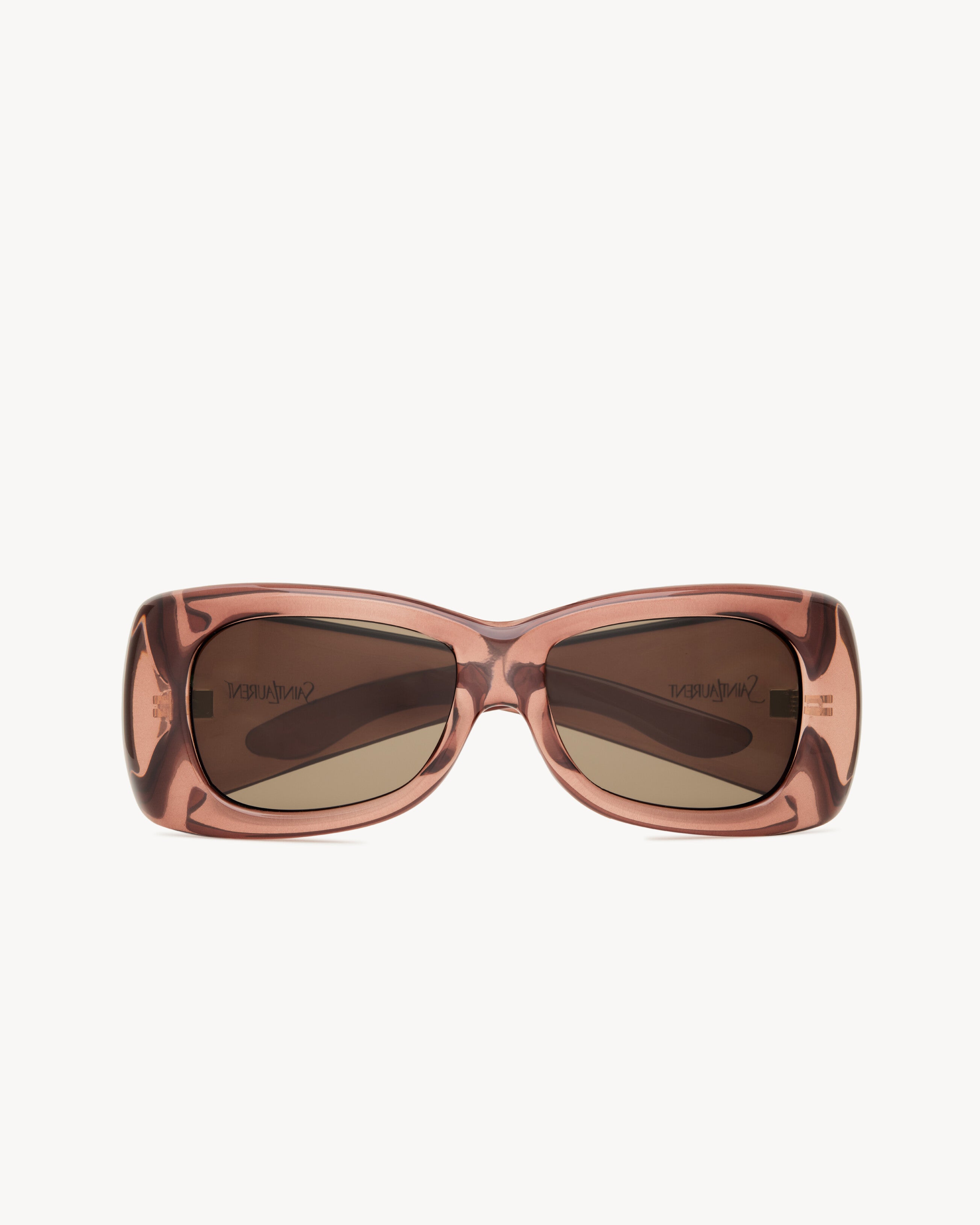 Transparent Red And Brown