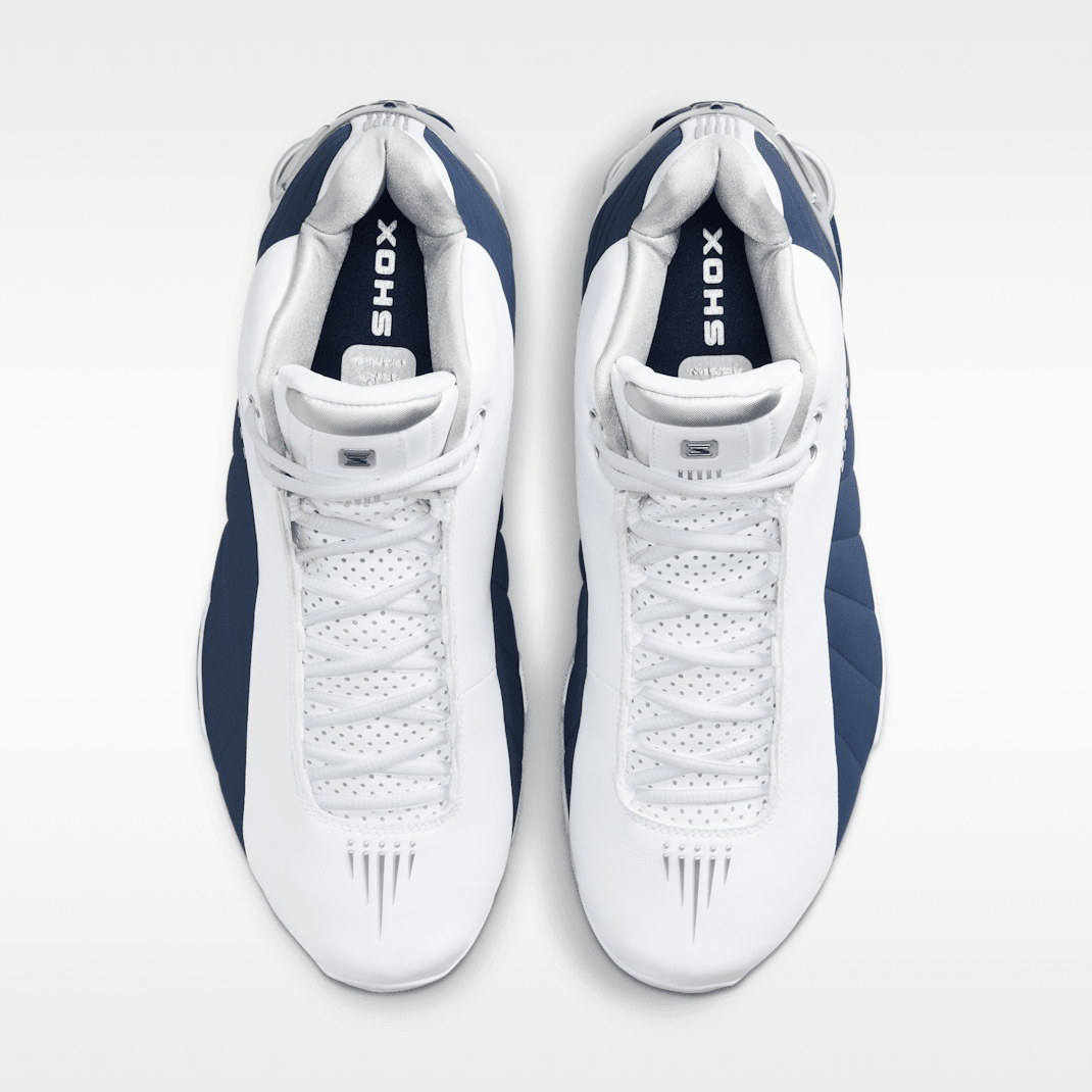 White/Metallic Silver/Midnight Navy