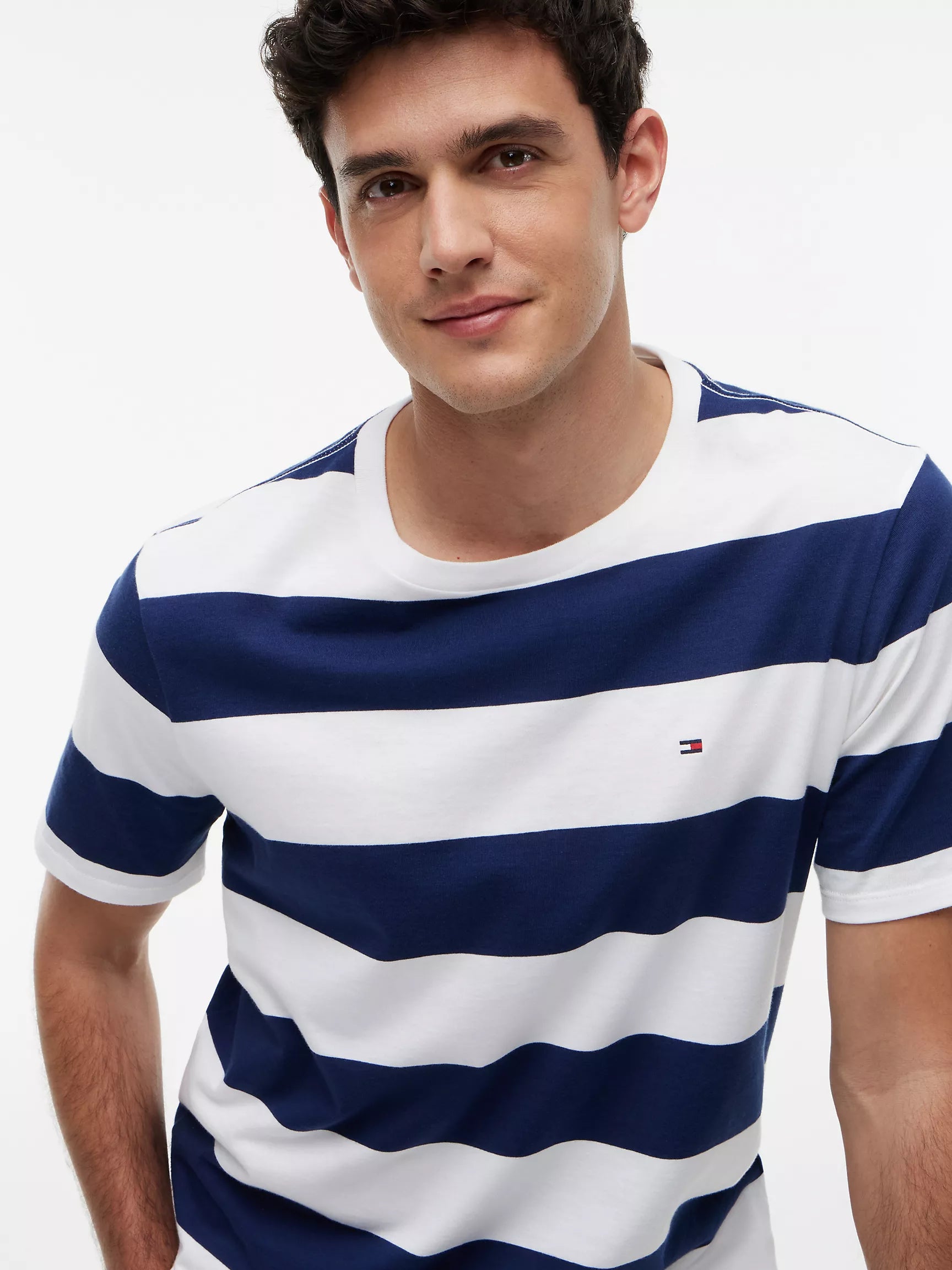 Navy/White Stripe