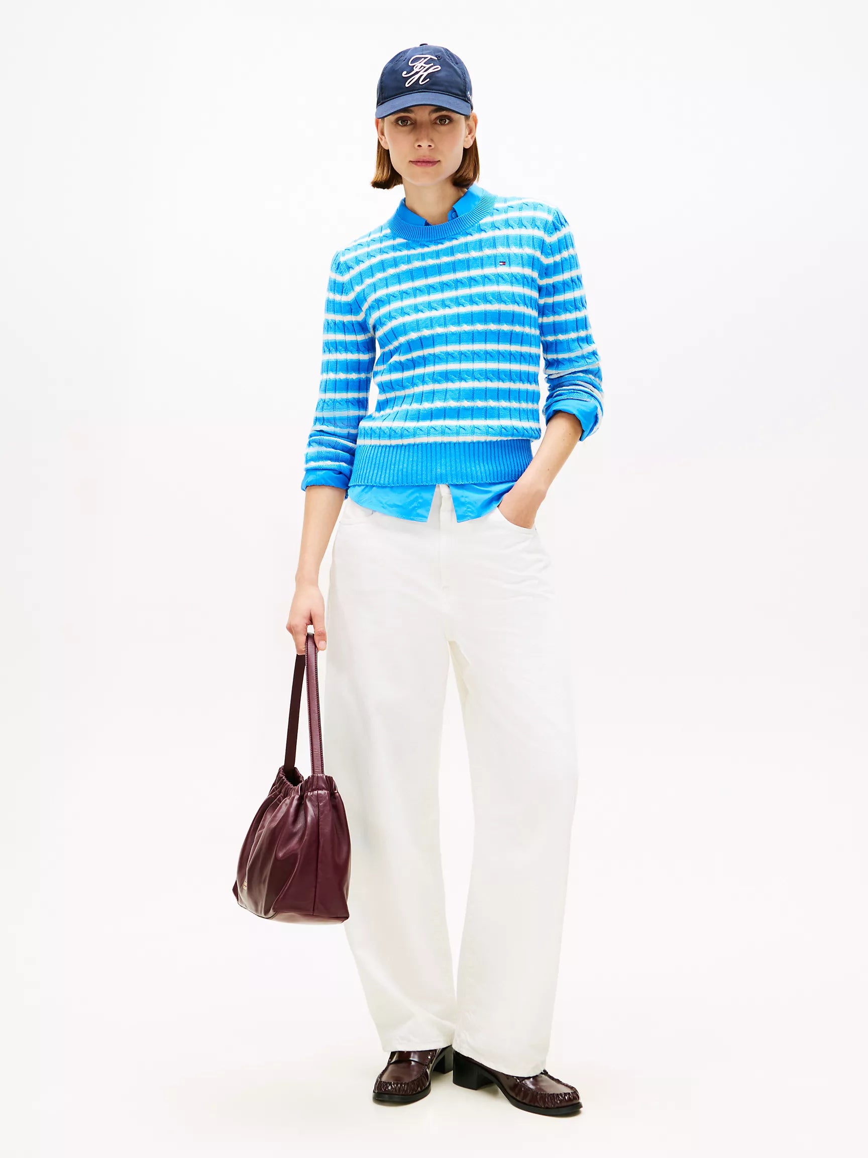 Mesmerizing/ Breezy Blue / Calico Stripe