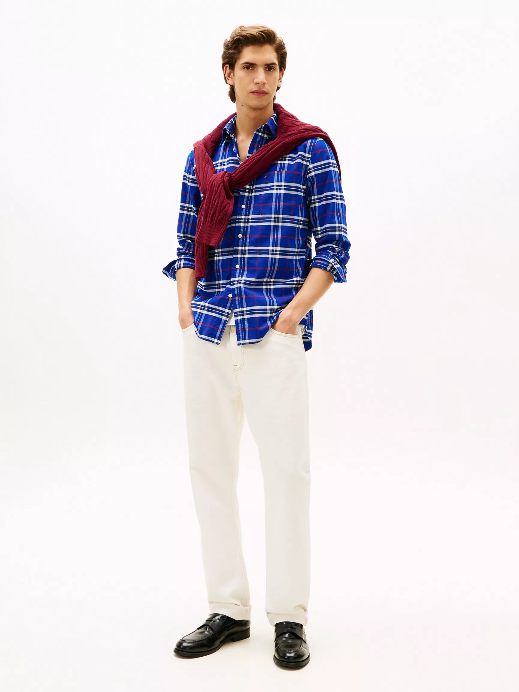 Wedge Blue Check