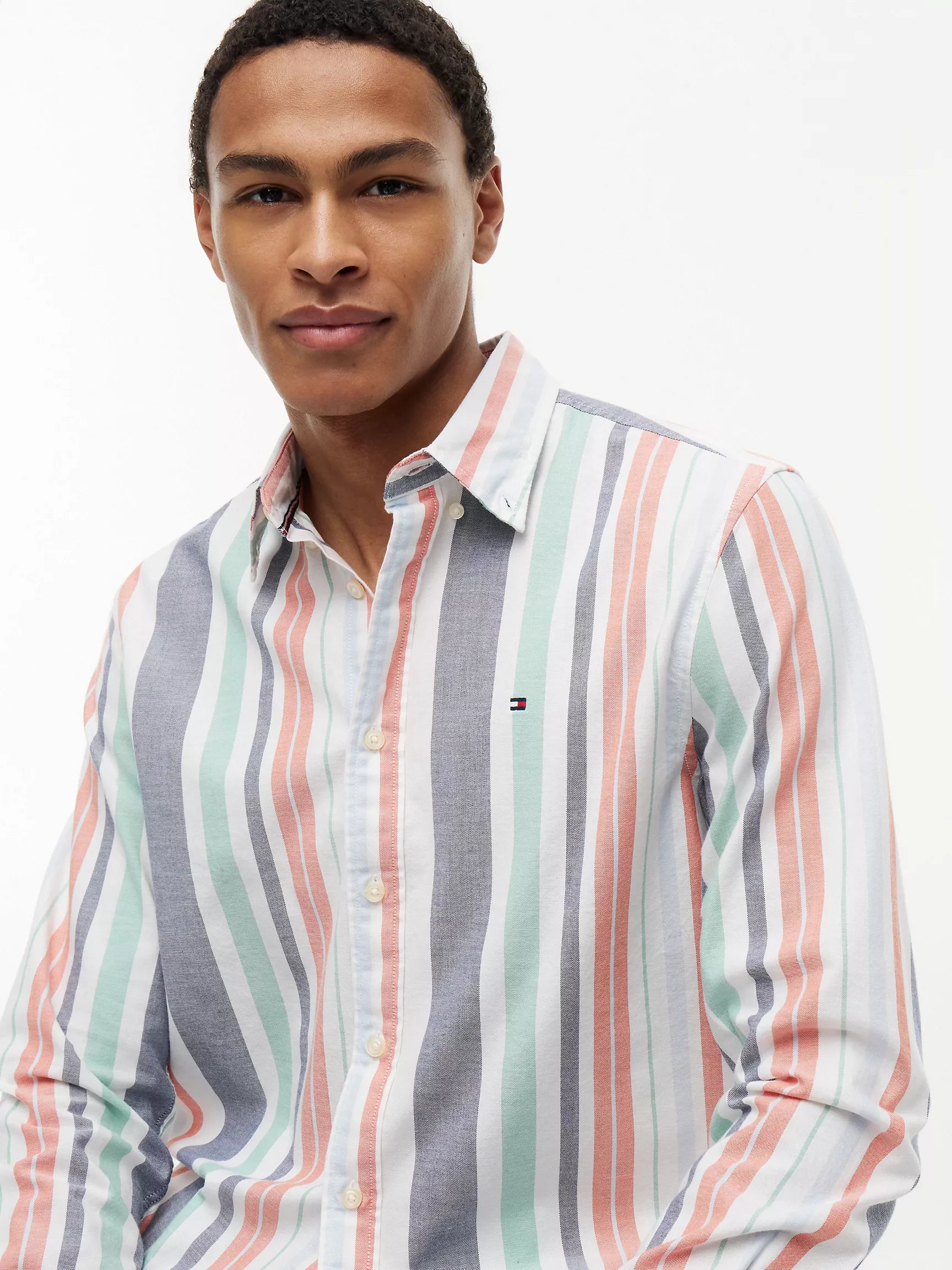 Navy Multi Stripe