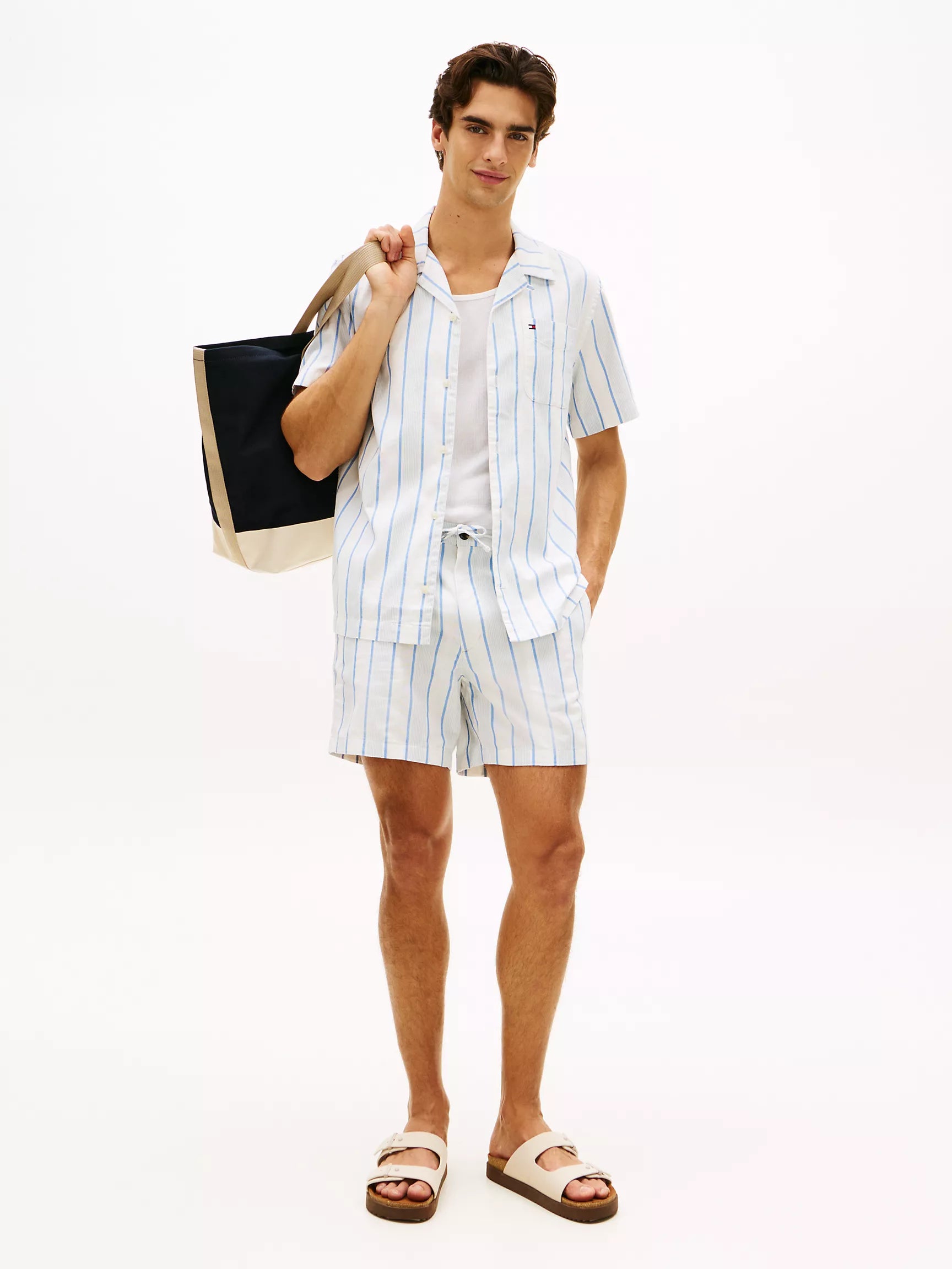 Blue Spell/White Stripe