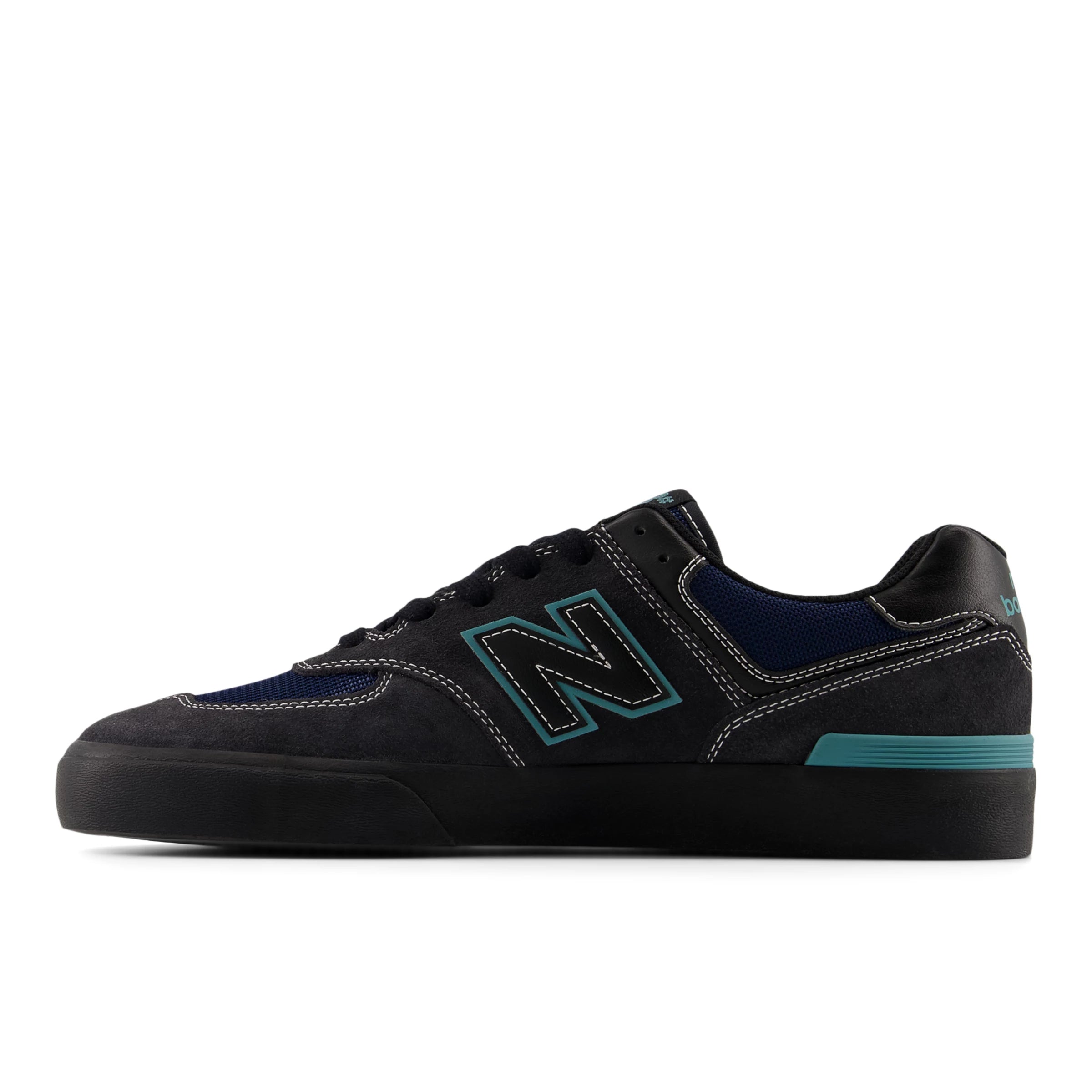Faded Black With Faded Teal