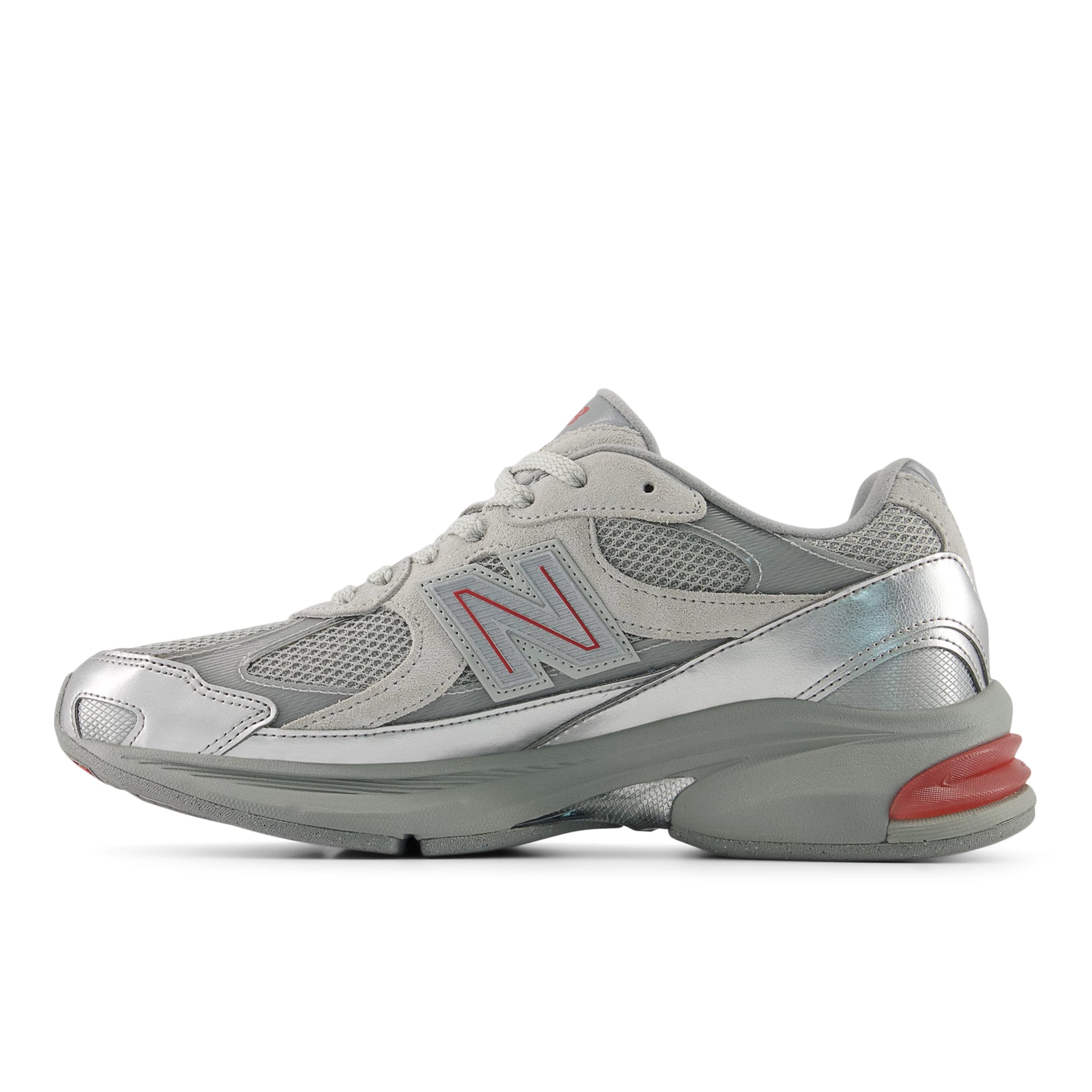 Silver Metallic With Team Red And Concrete