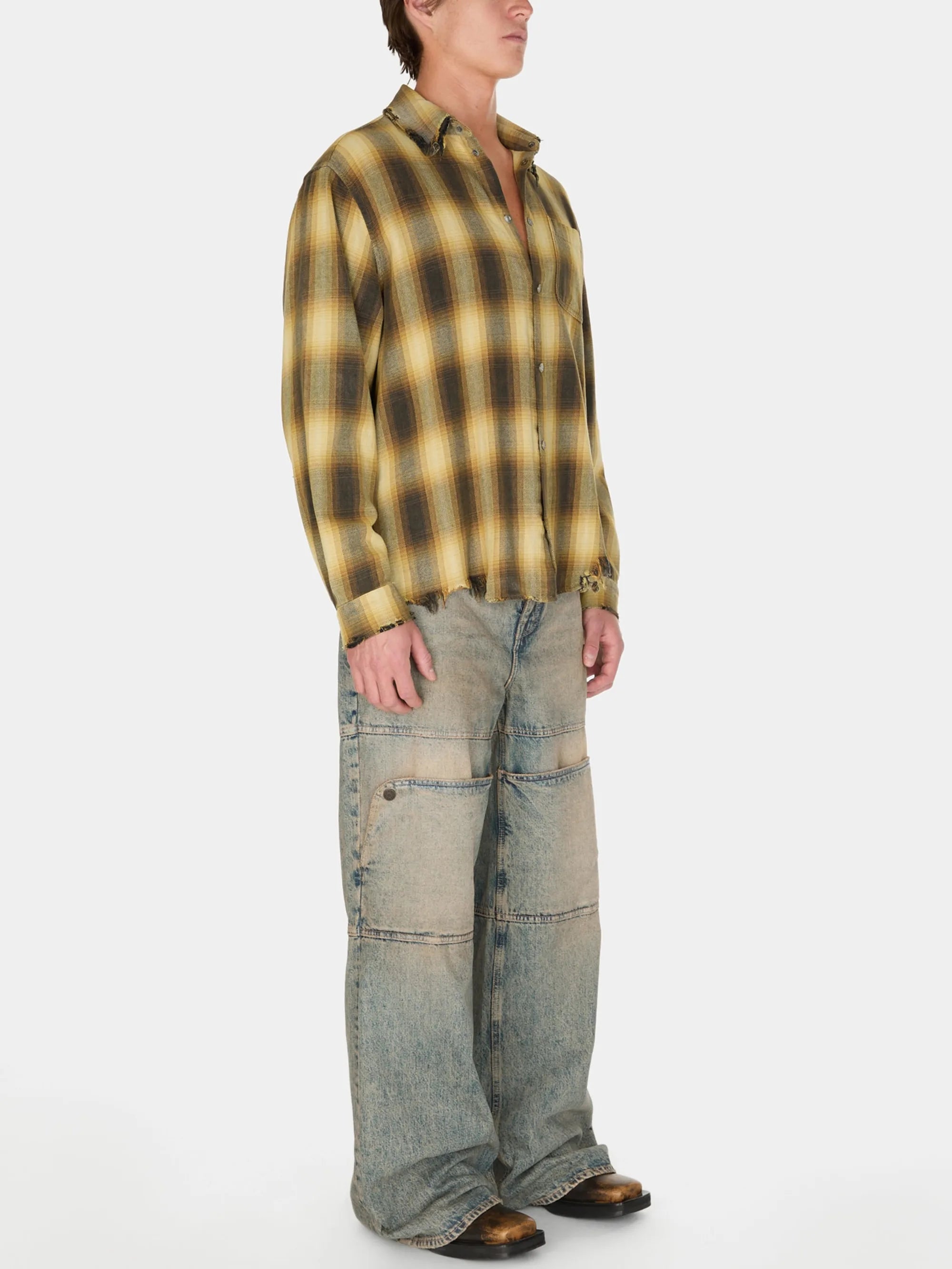 Gusa Beige Plaid