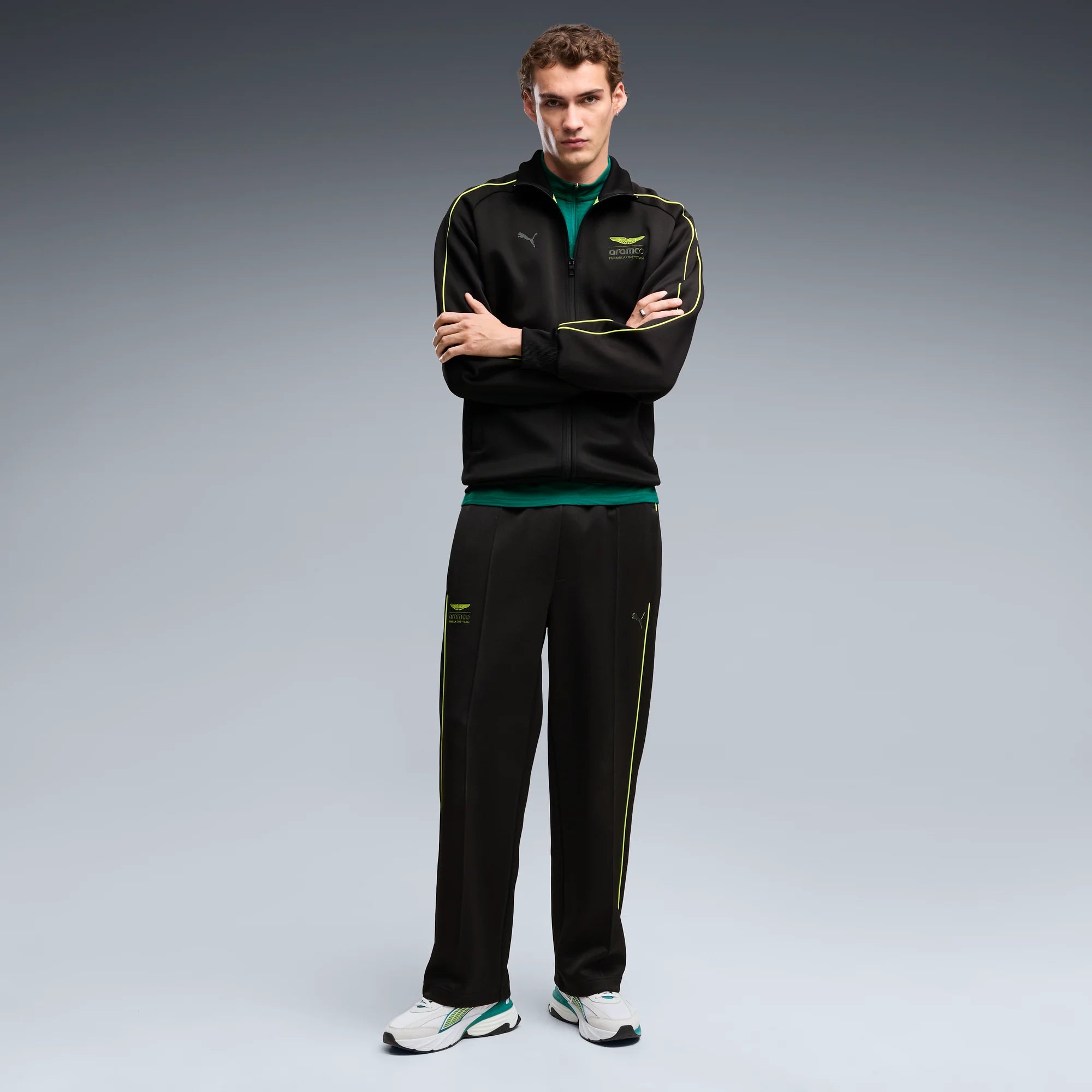 PUMA White-Lime Shimmer