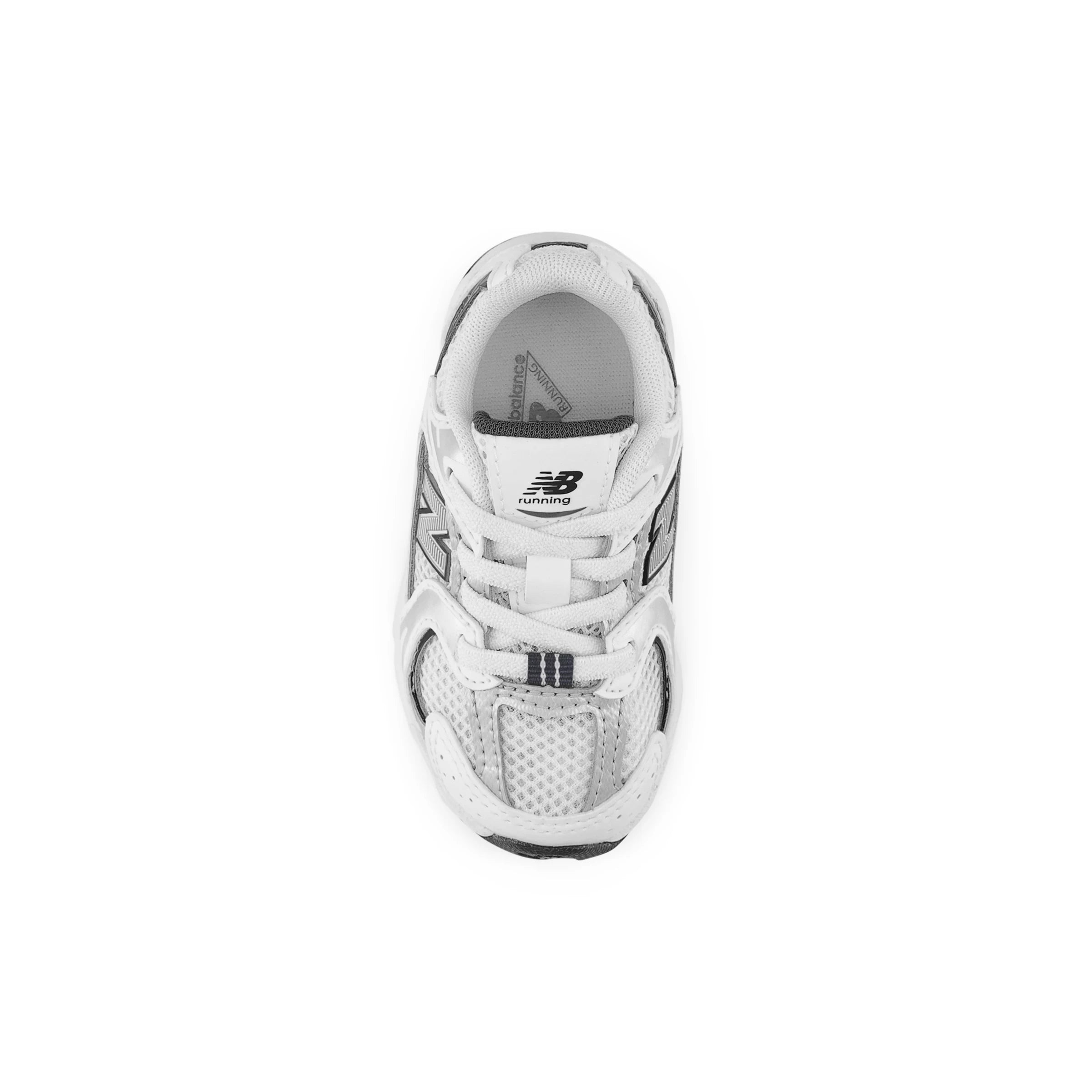 Nb White With Natural Indigo And Silver Metallic