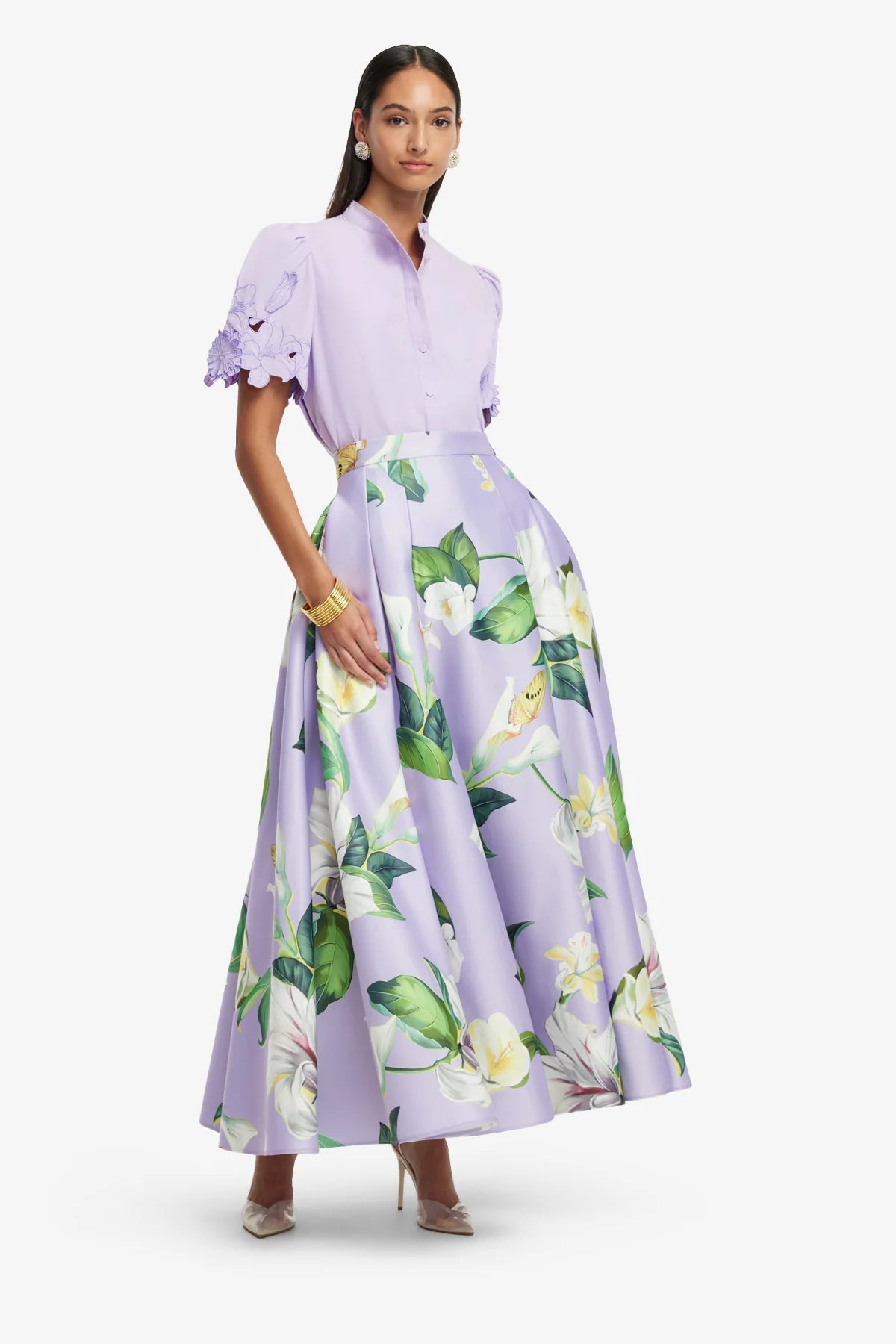 Lily Blossom Print in Lilac