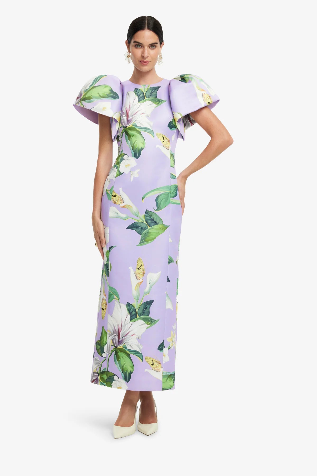 Lily Blossom Print in Lilac
