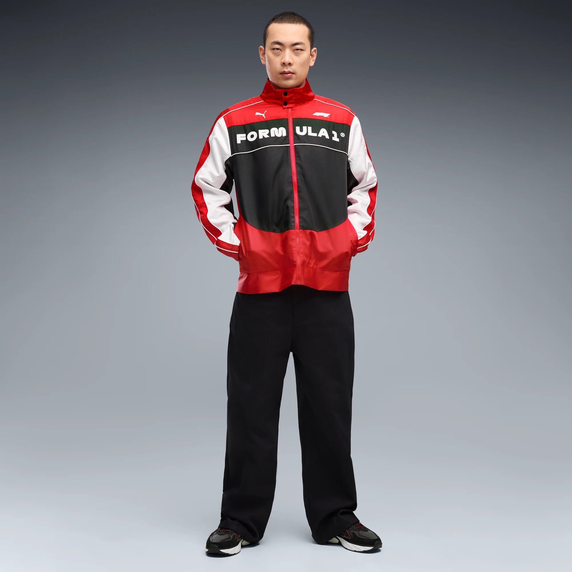 PUMA Black-Pop Red