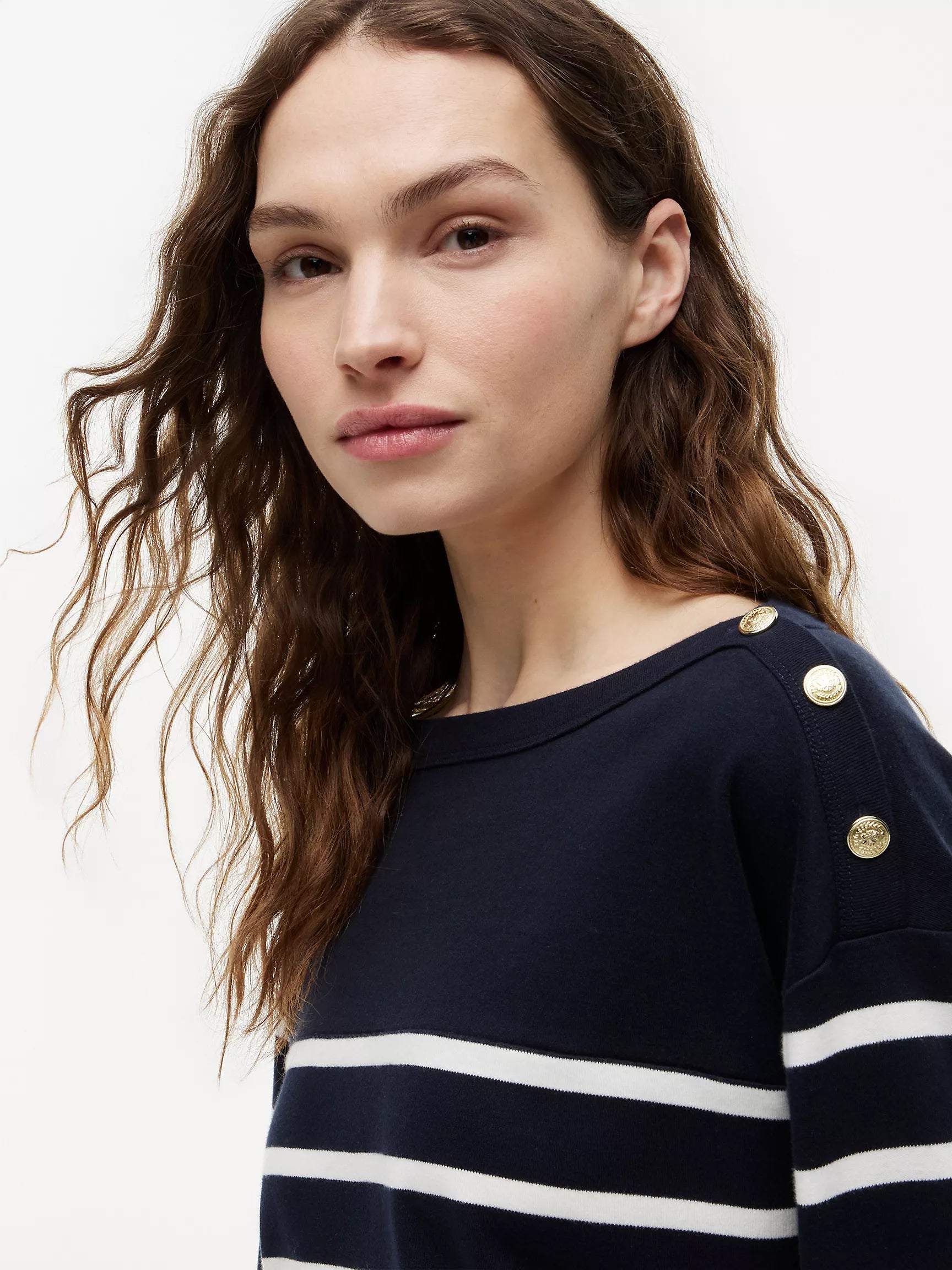 Navy Blue / Silk Stripe