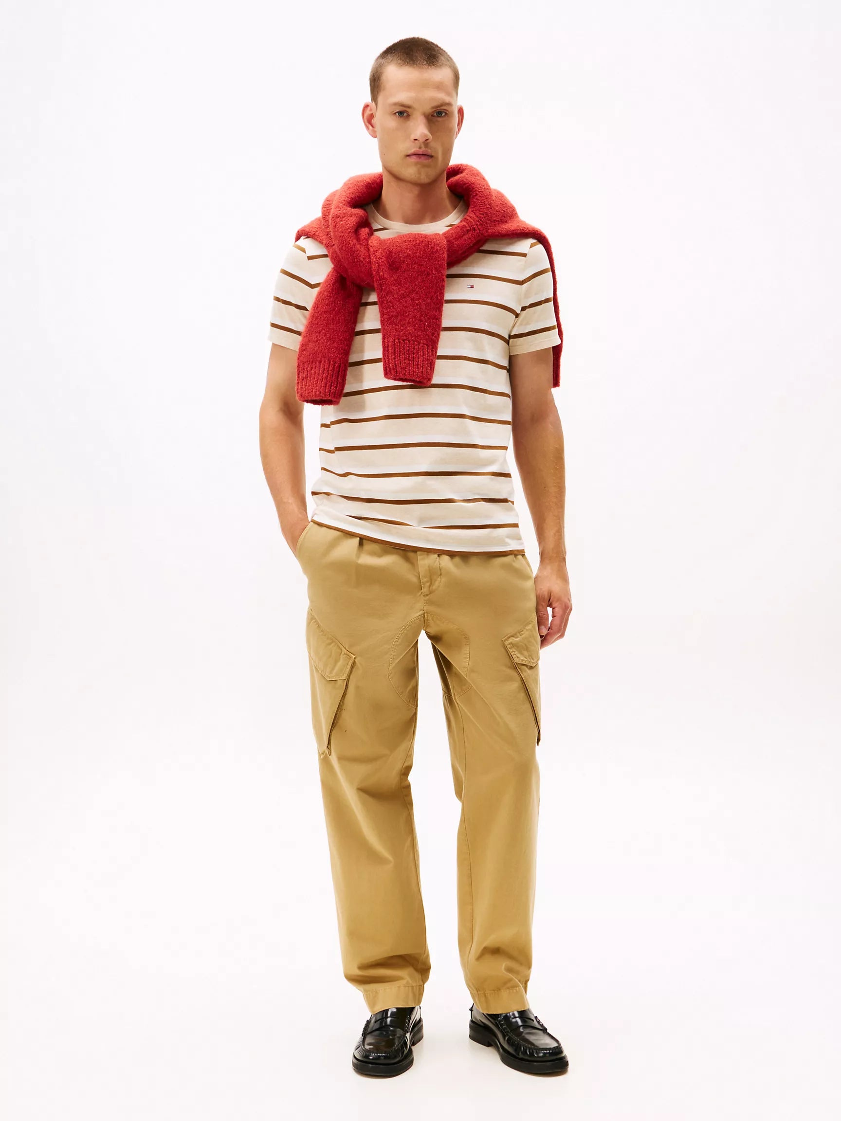 Beige/Brown Stripe