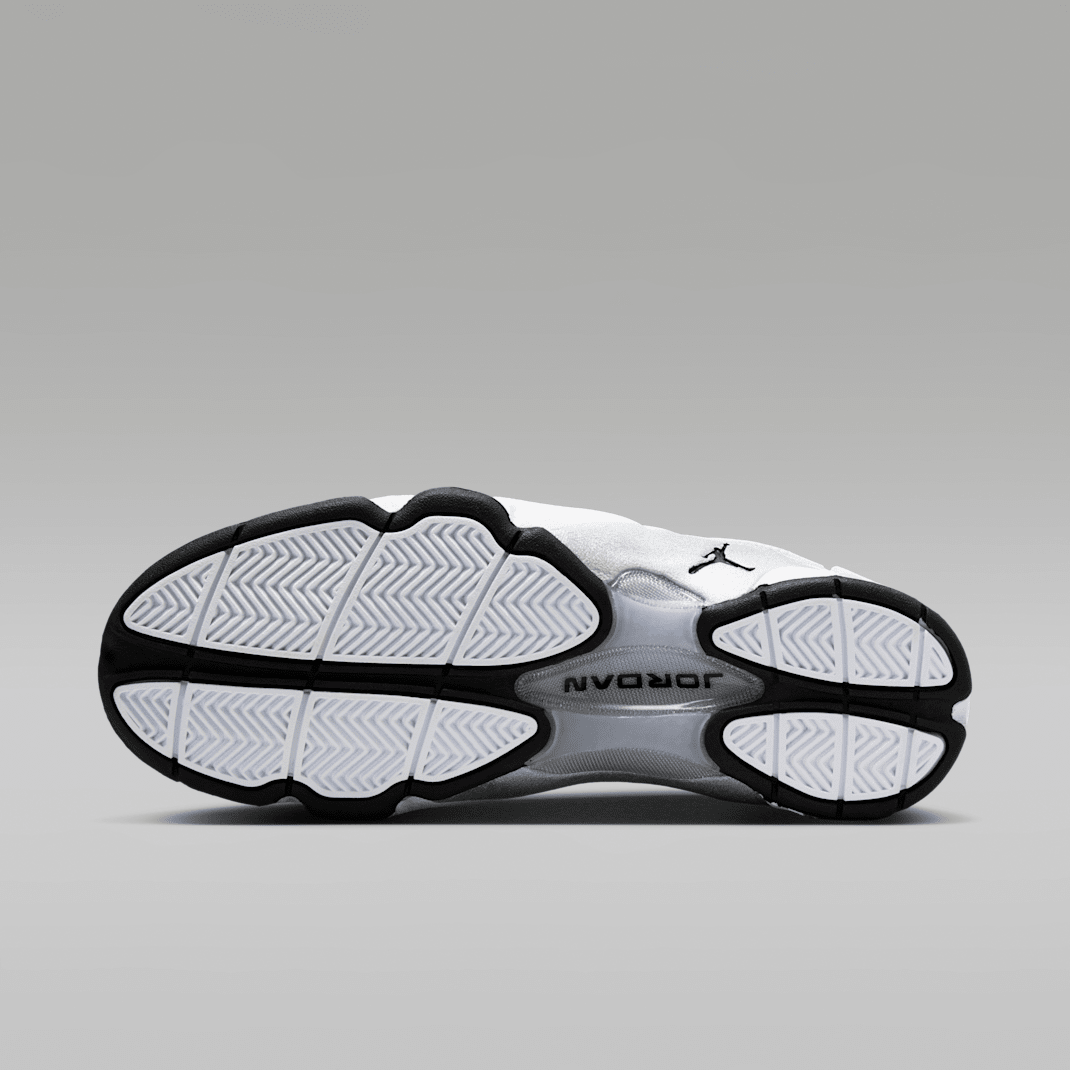 White/Black/Metallic Silver