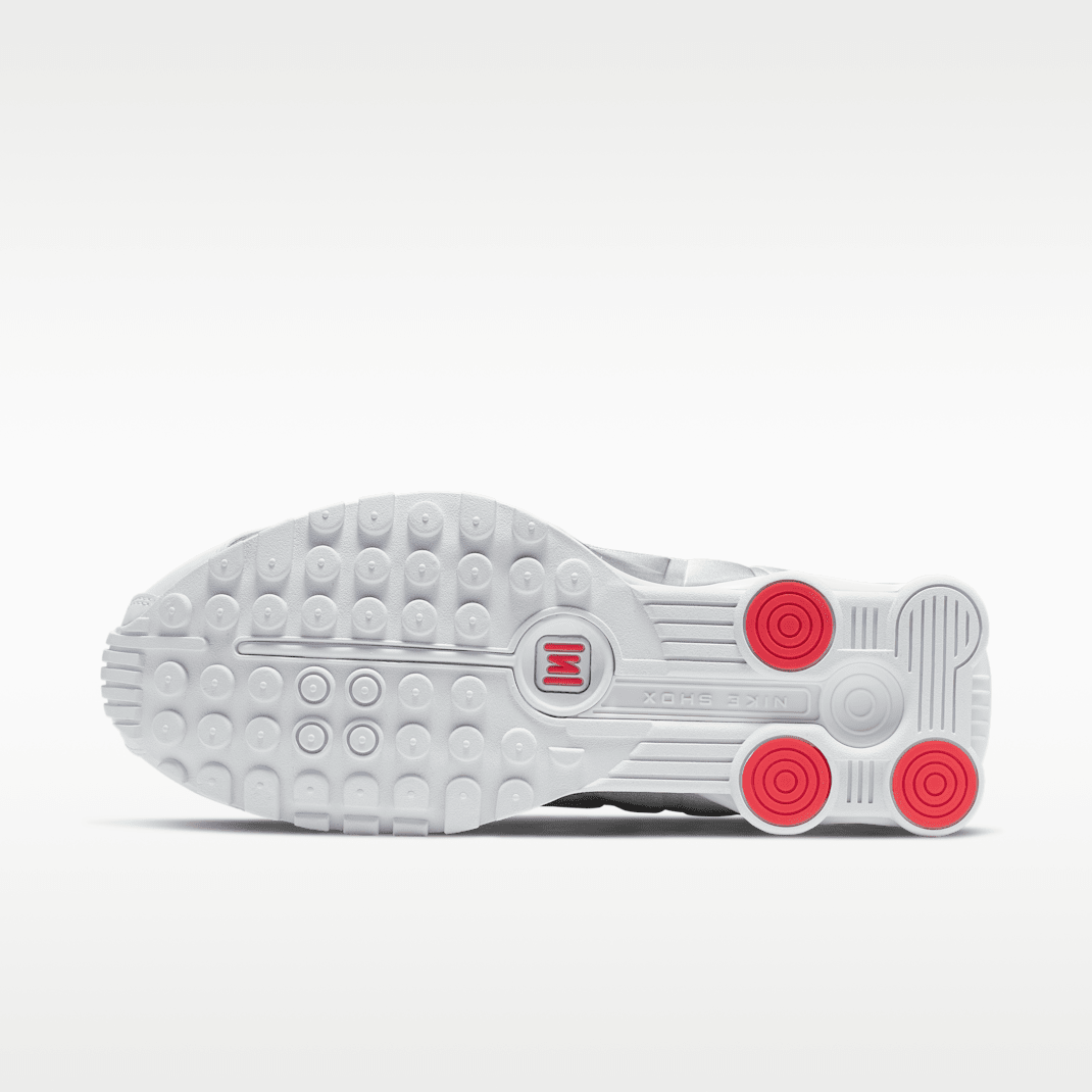 White/Metallic Silver/Max Orange/White