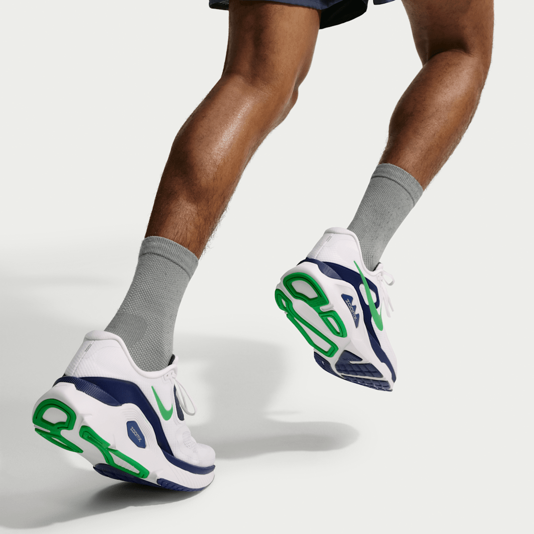 White/Midnight Navy/Summit White/Green Spark