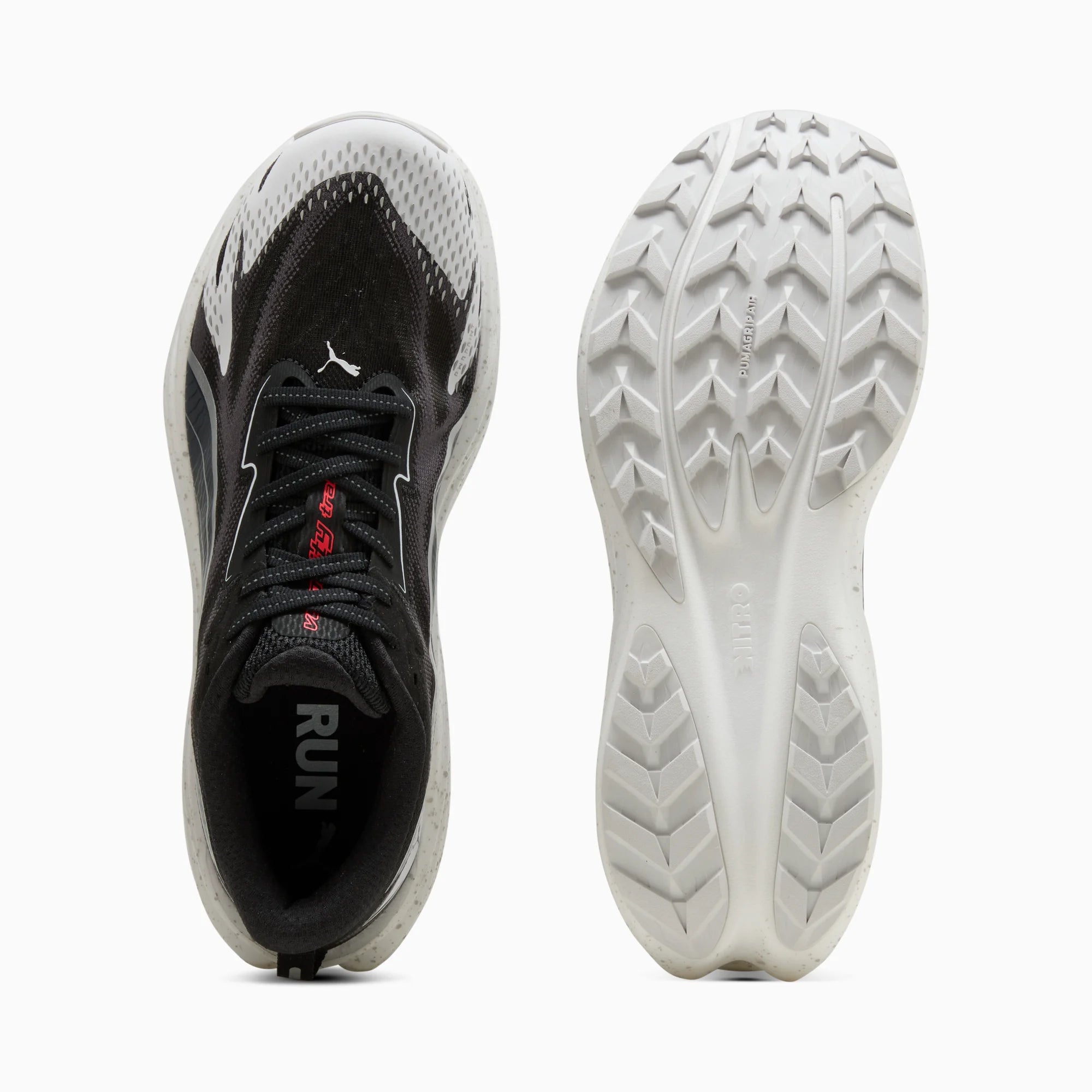 PUMA Black-Feather Gray-Ultra Red