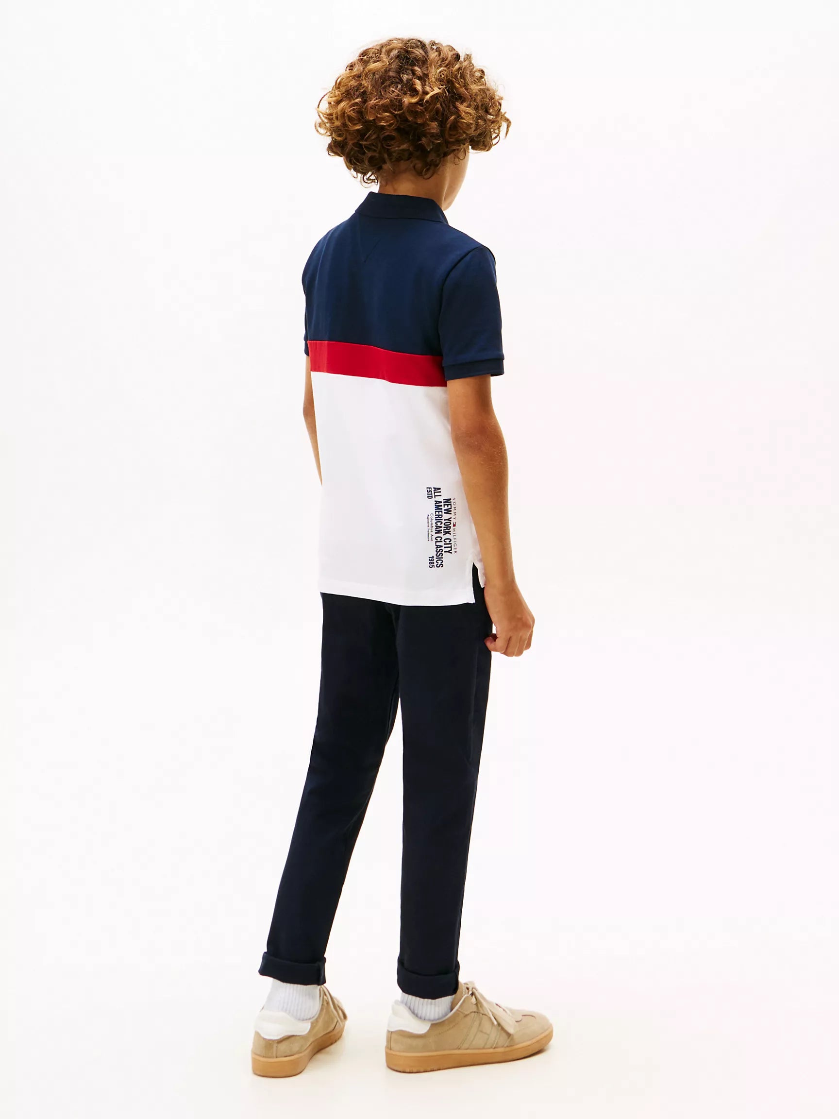 Dark Blue Colorblock