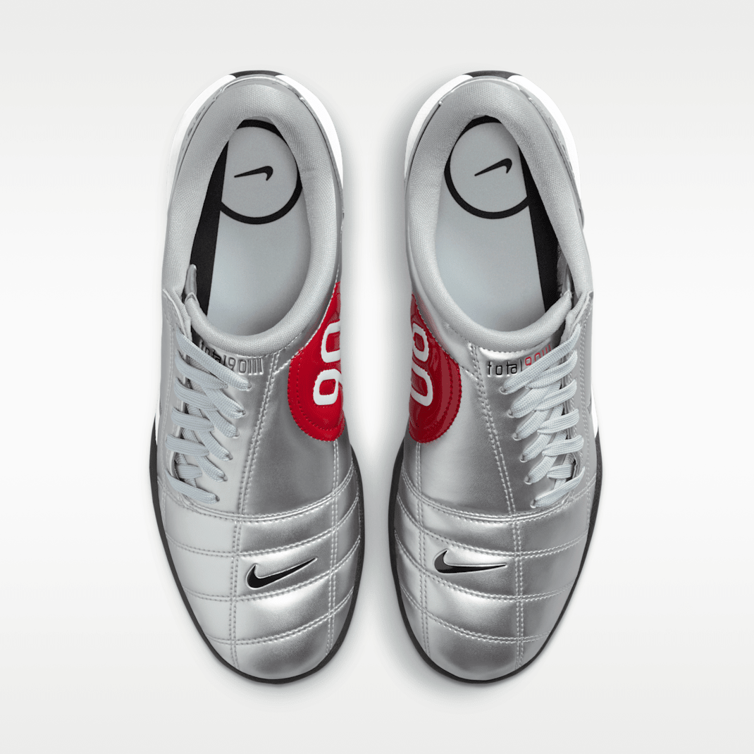Metallic Silver/University Red/White/Black
