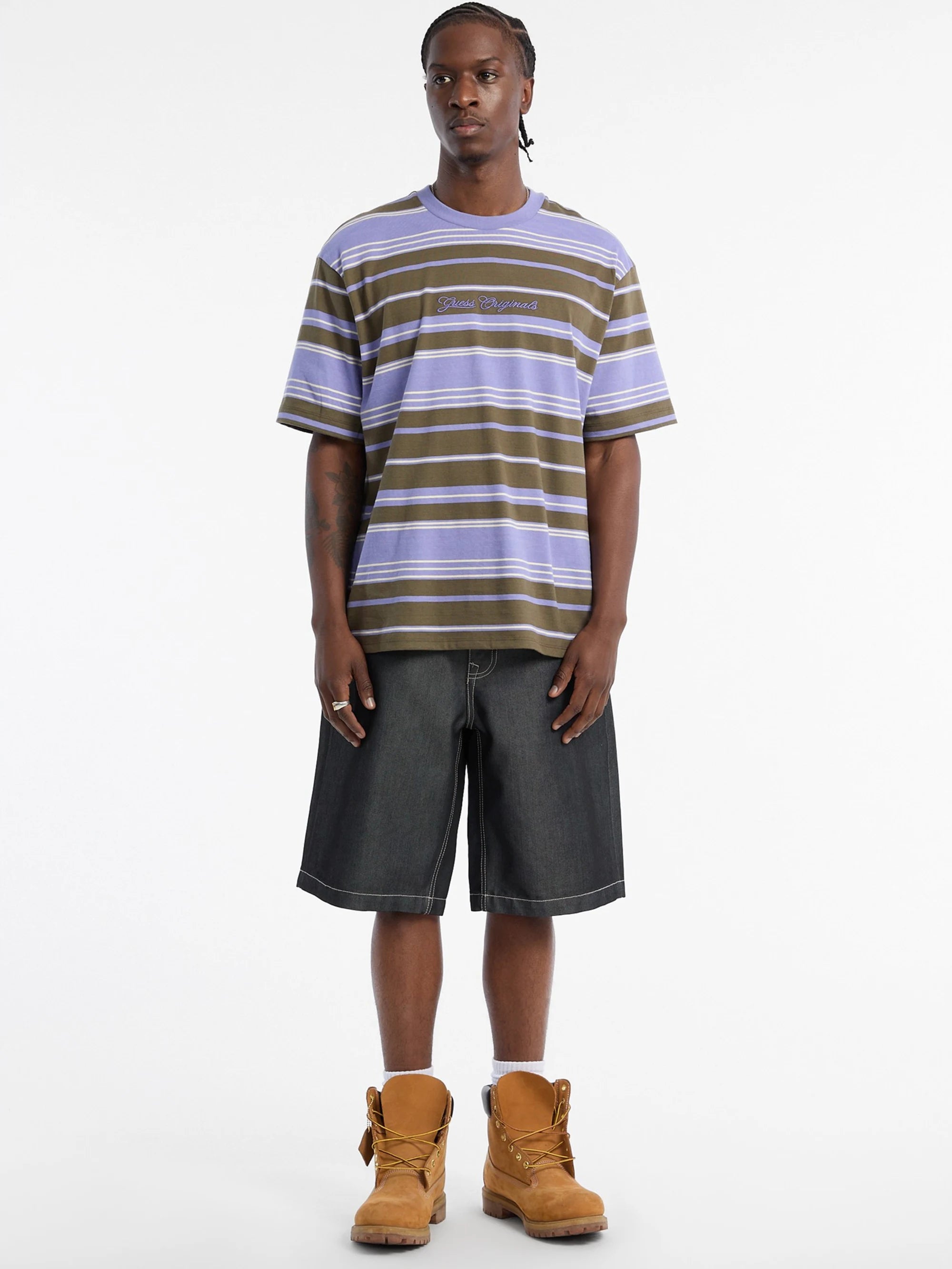 Grape Leaves Stripes Mult