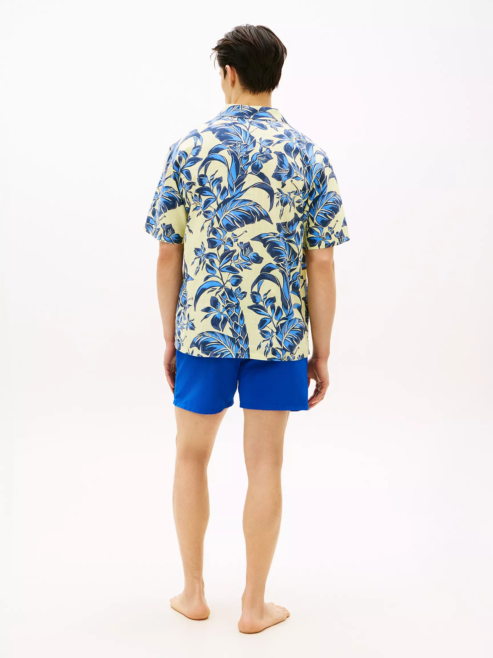 Vintage Tropical Floral Yellow Multi