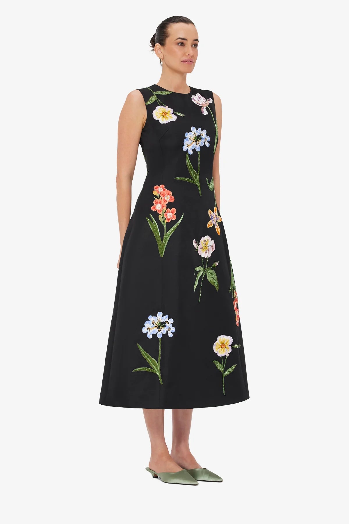 Botanical Print in Ebony