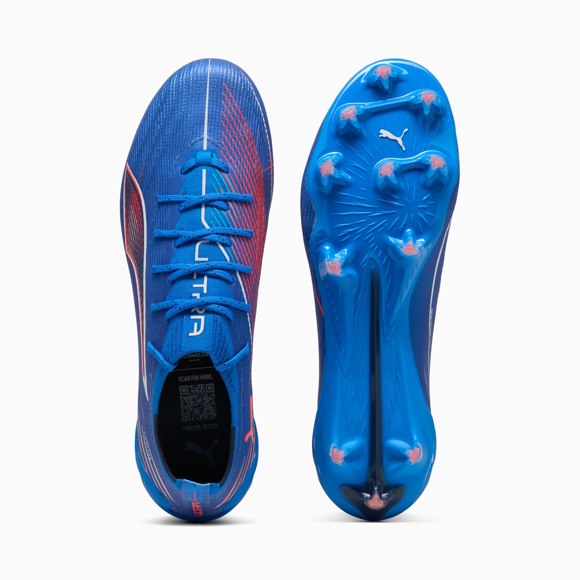 Ultra Blue-PUMA White-Glowing Red