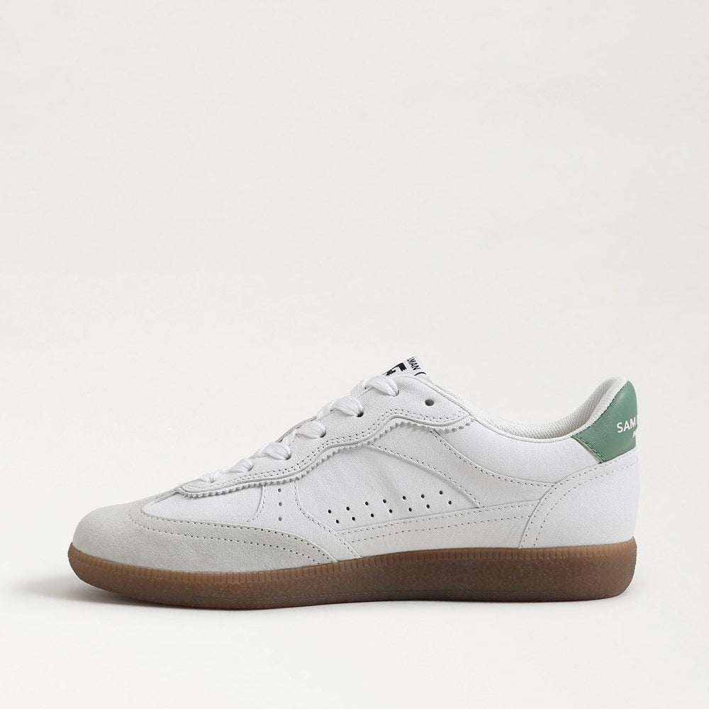 Run White/Green Garden Suede