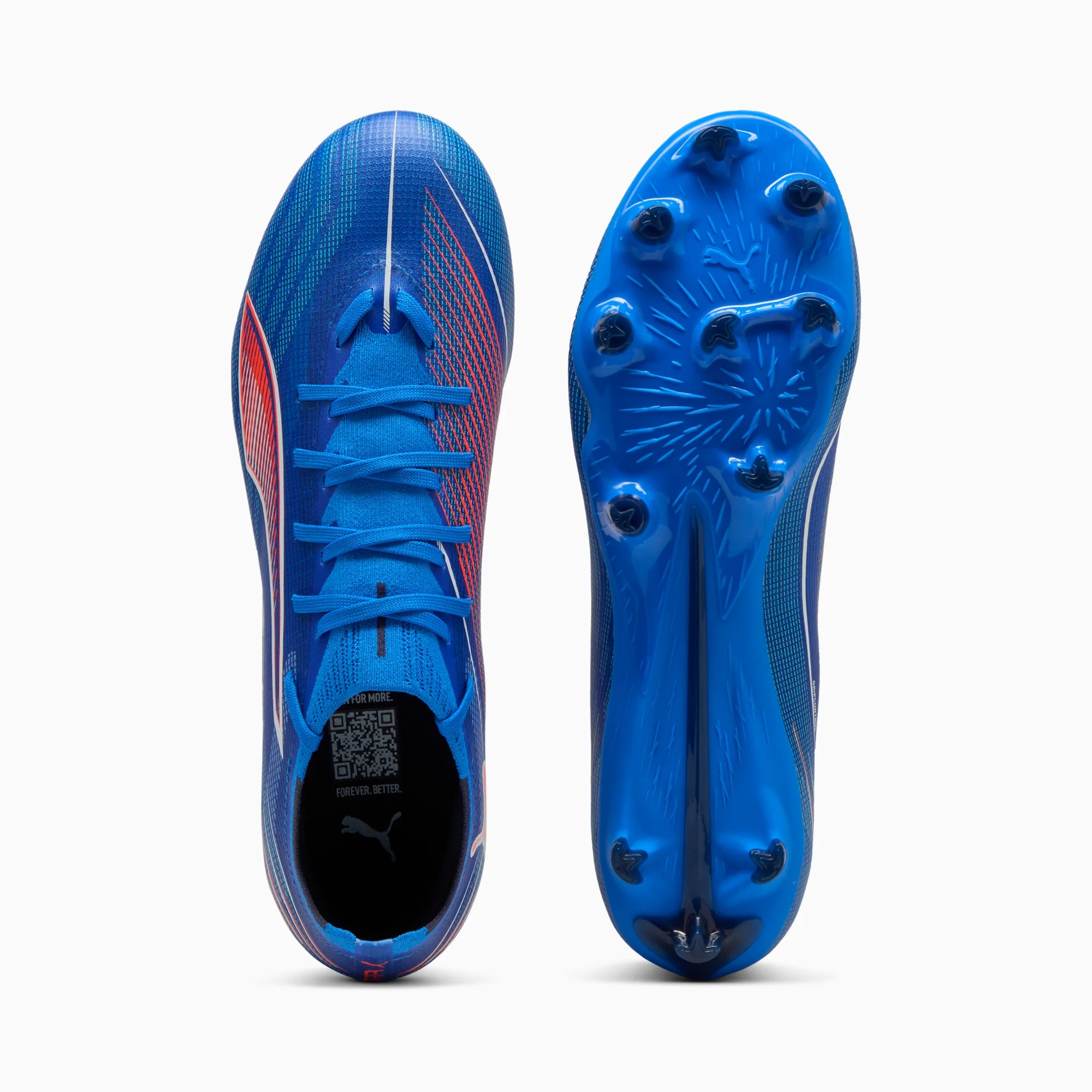 Ultra Blue-PUMA White-Glowing Red