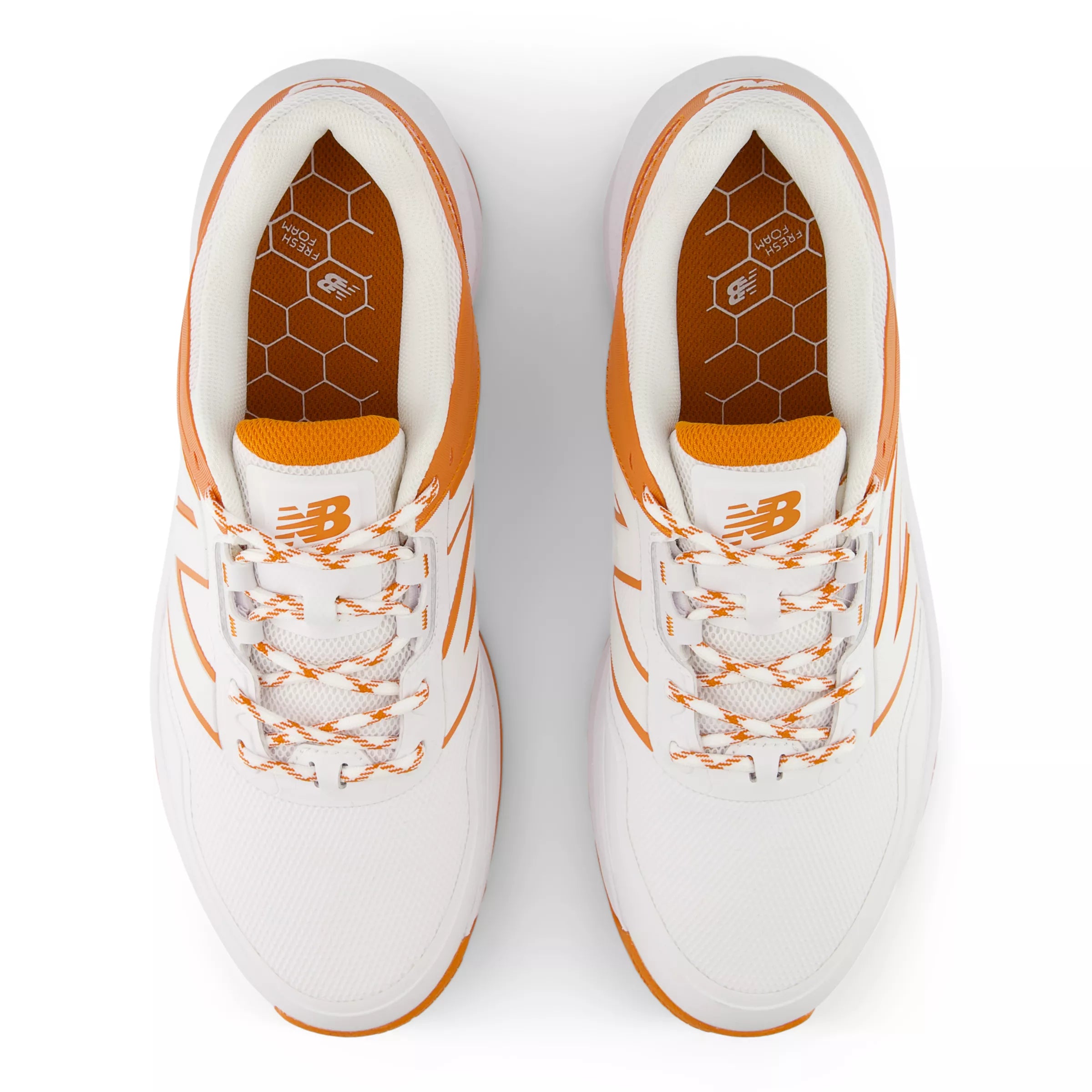 White With Classic Orange
