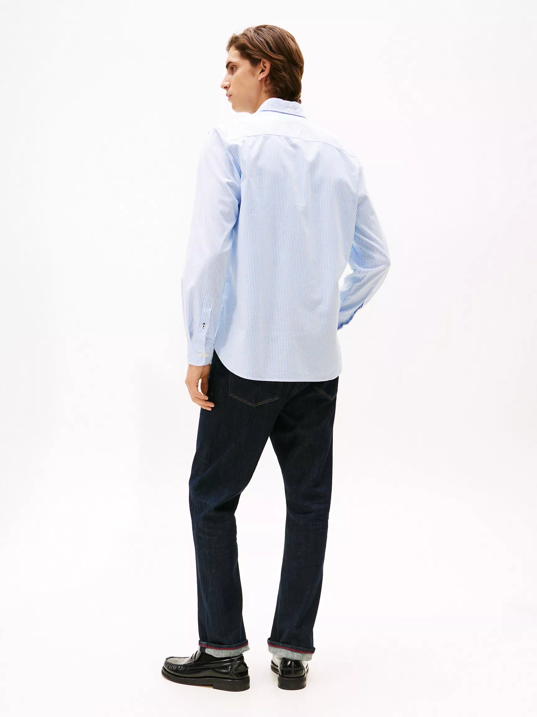 Provence/Optic White Stripe