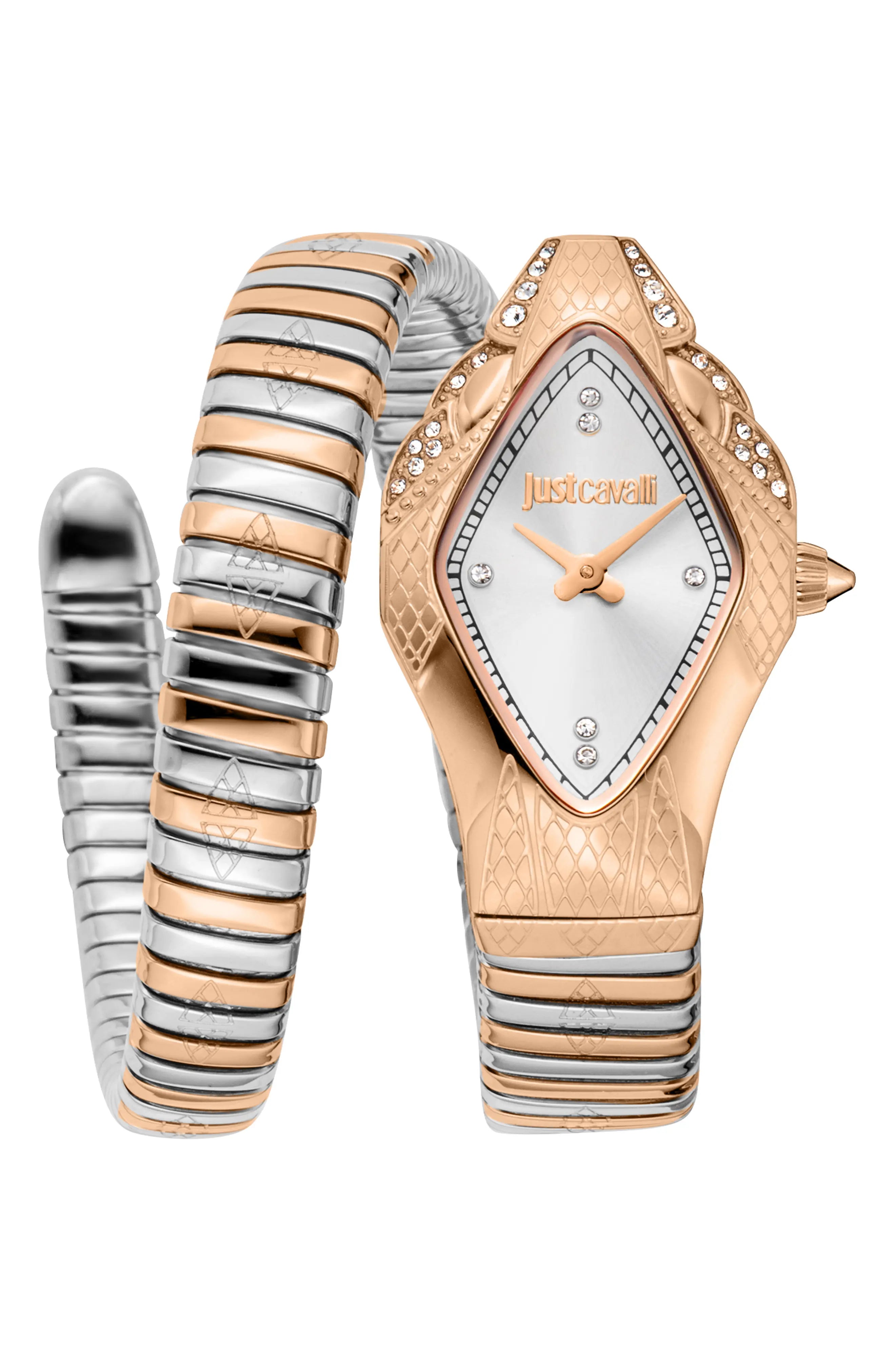 Two Tone Silver / Rose Gold
