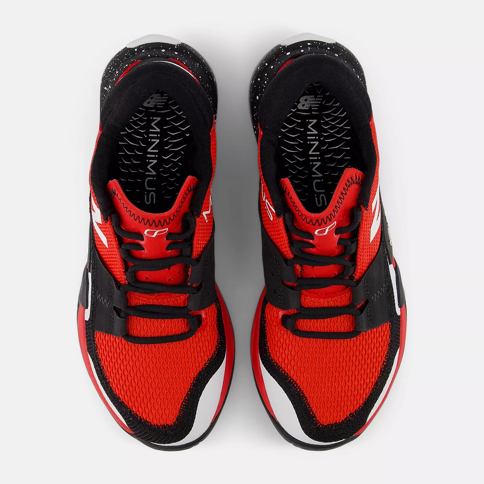 True Red With White And Black