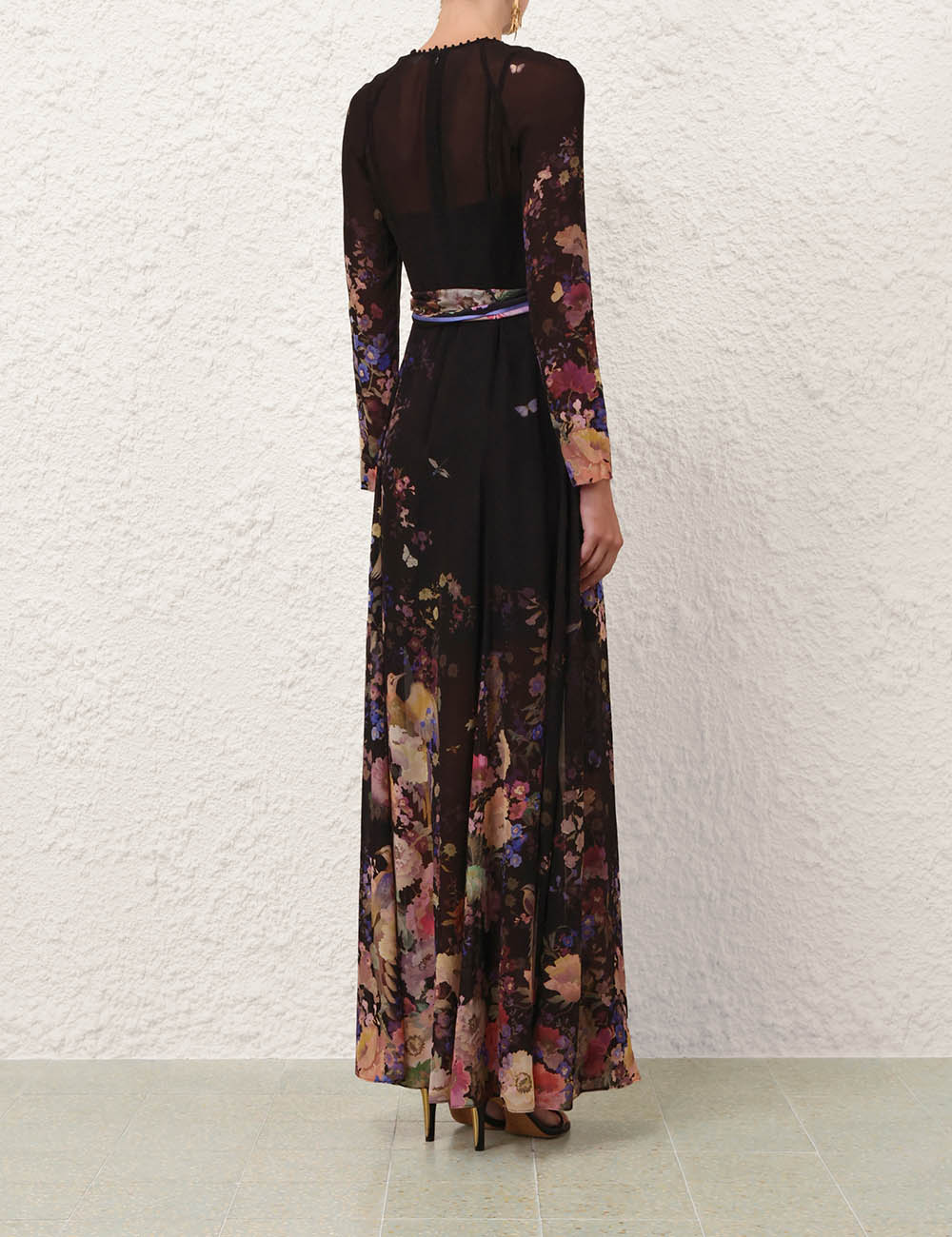 Black Multi Floral