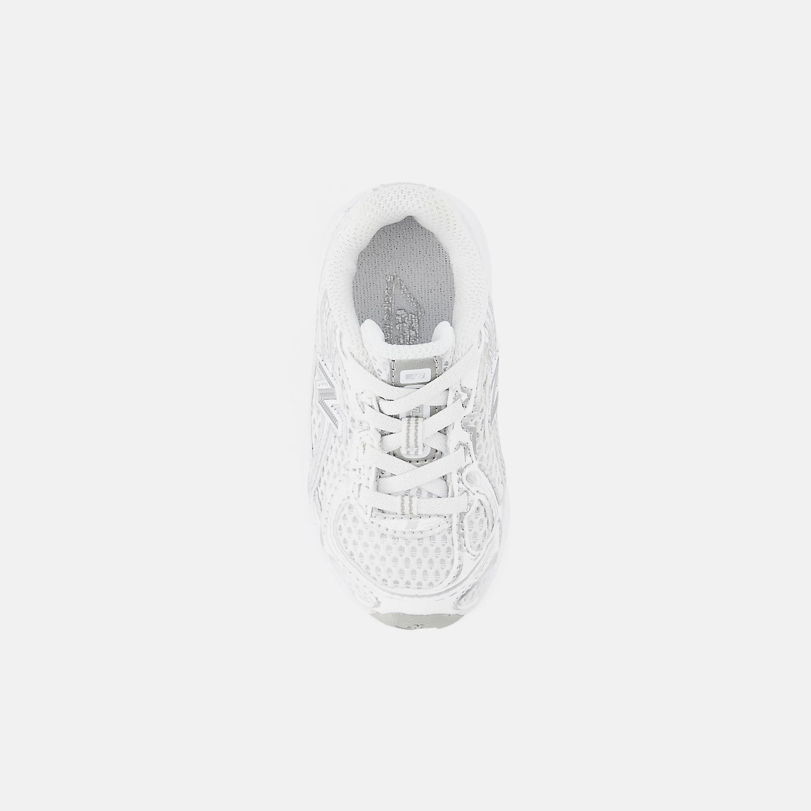 White With Silver Metallic
