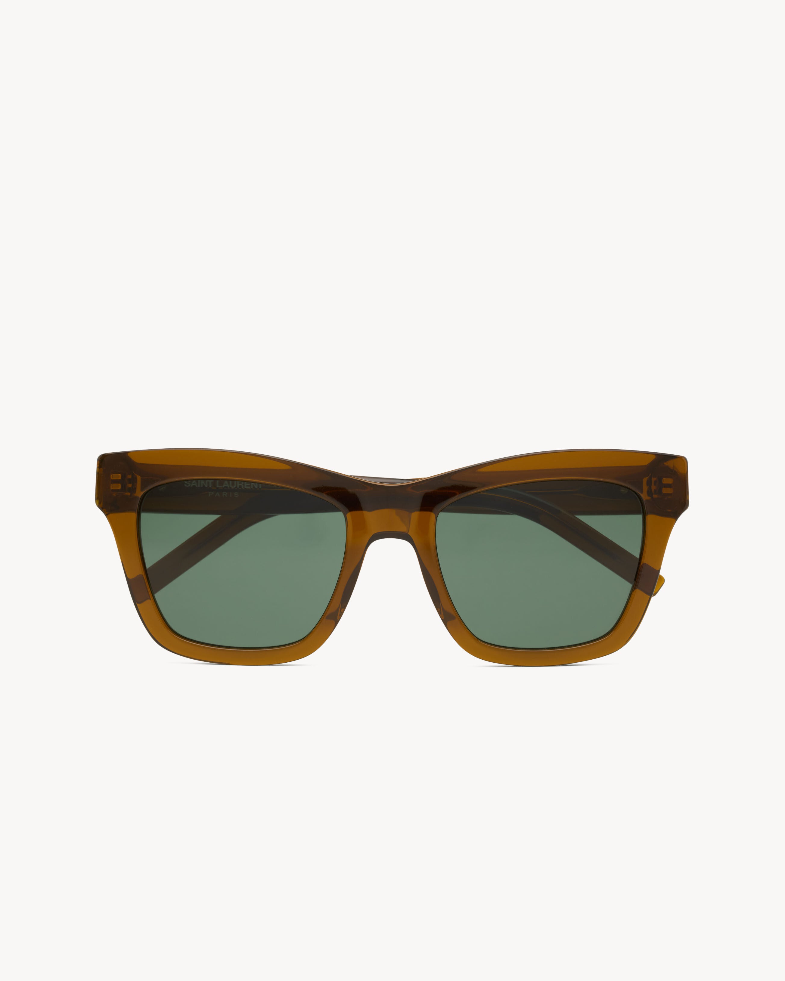 Transparent Cognac Brown And Green